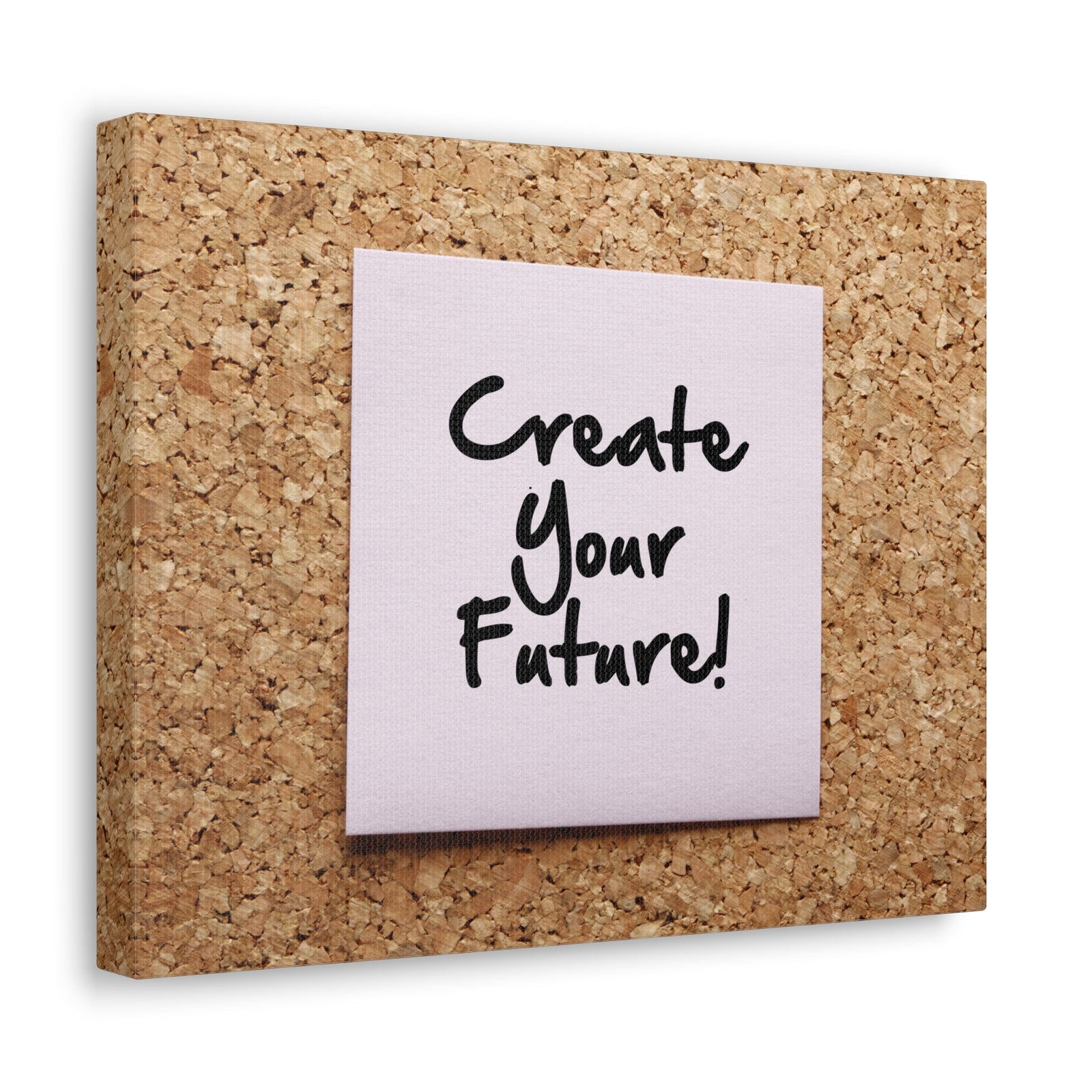 Inspirational Quote Canvas Create Your Future Motivational Print Ready to Hang Artwork-Express Your Love Gifts