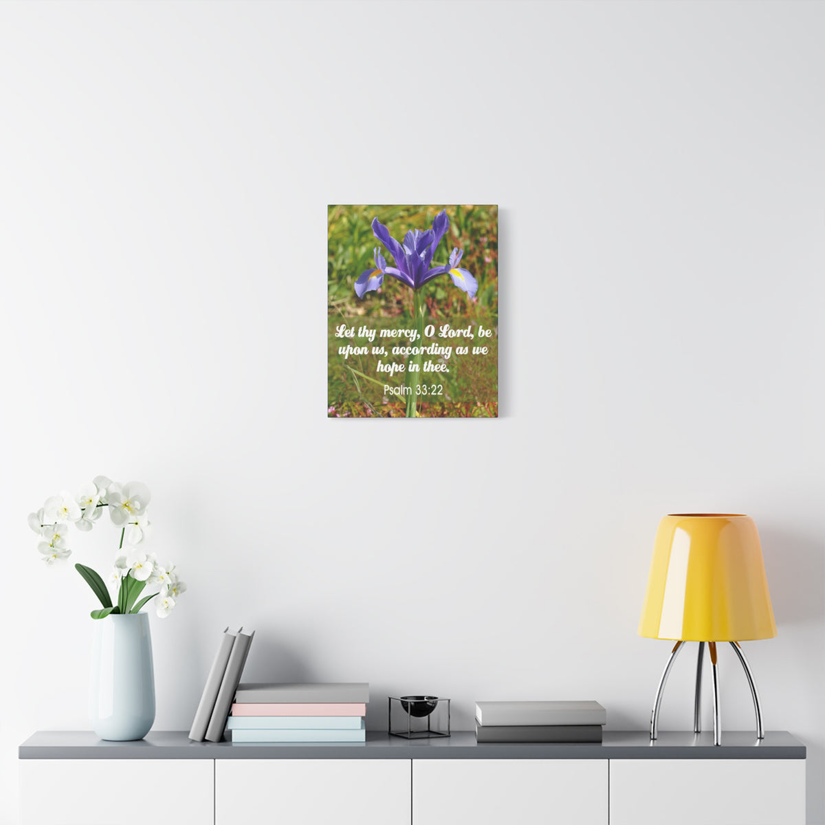 Scripture Walls Hope In Thee Psalm 33:22 Bible Verse Canvas Christian Wall Art Ready to Hang-Express Your Love Gifts