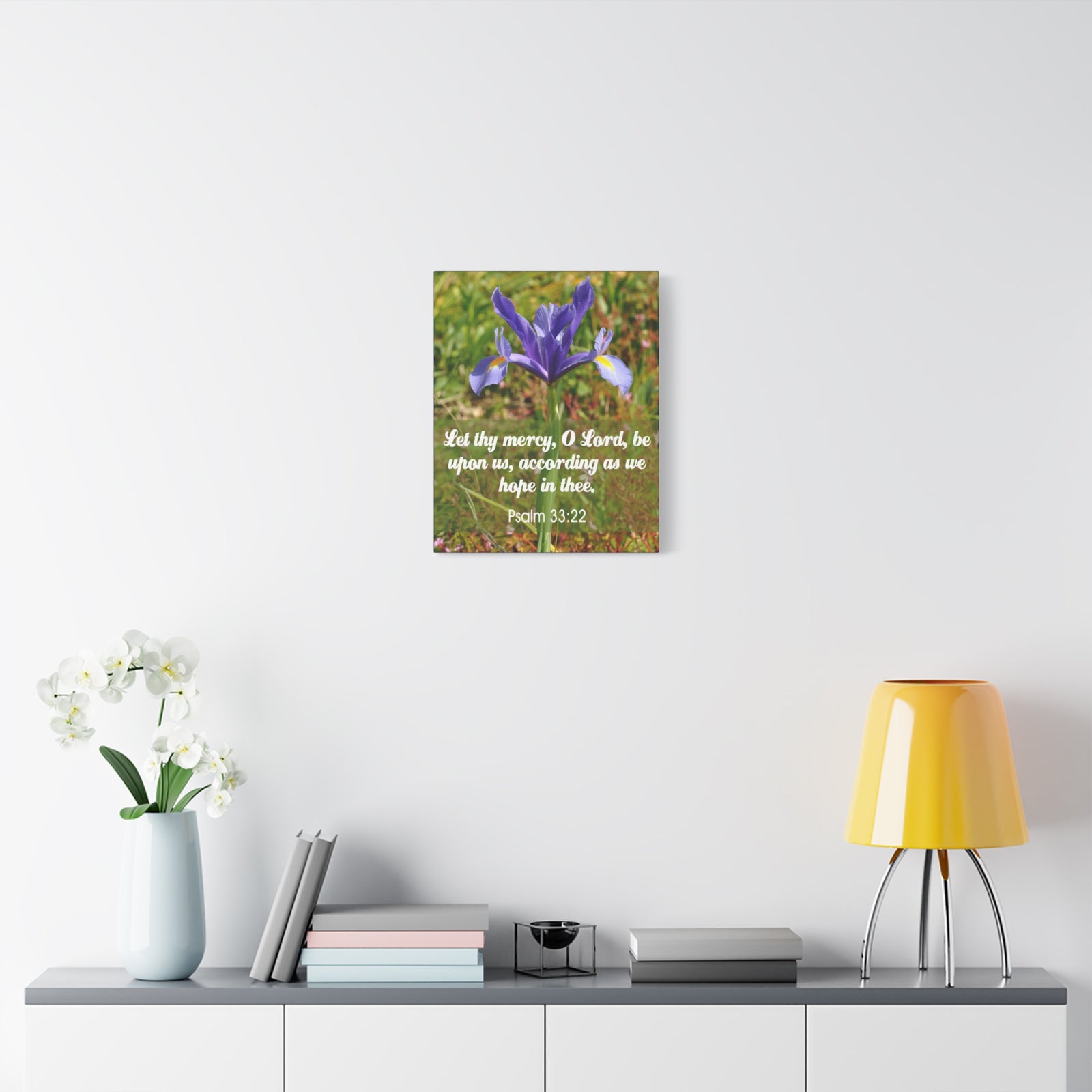 Scripture Walls Hope In Thee Psalm 33:22 Bible Verse Canvas Christian Wall Art Ready to Hang-Express Your Love Gifts