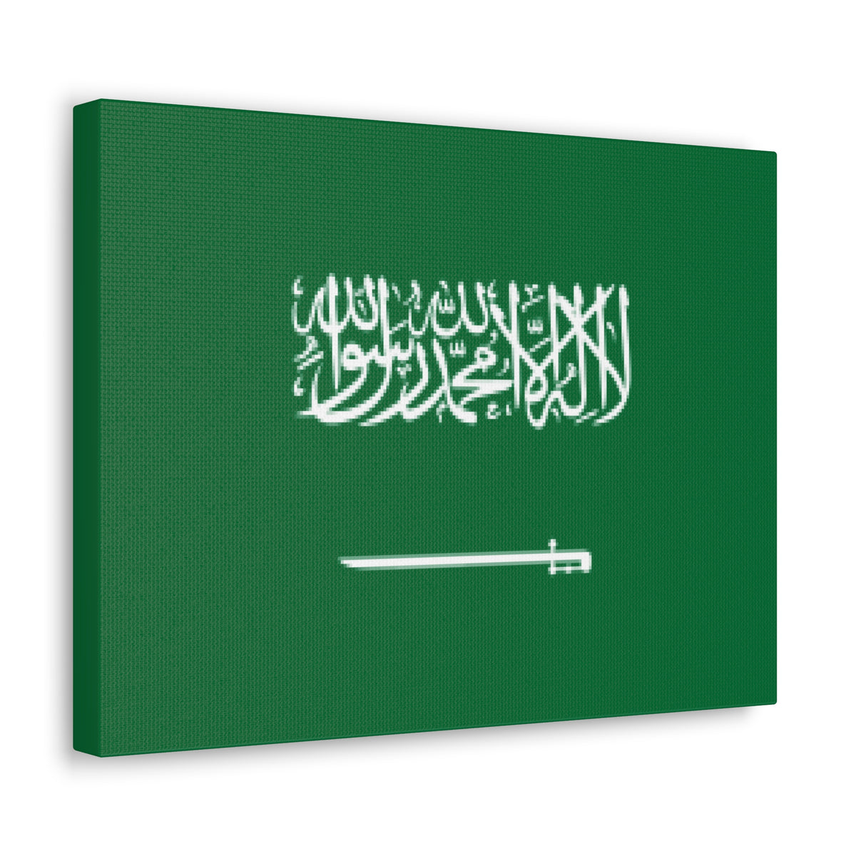 Saudi Arabia Country Flag Canvas Vibrant Wall Art Unframed Home Decor-Express Your Love Gifts