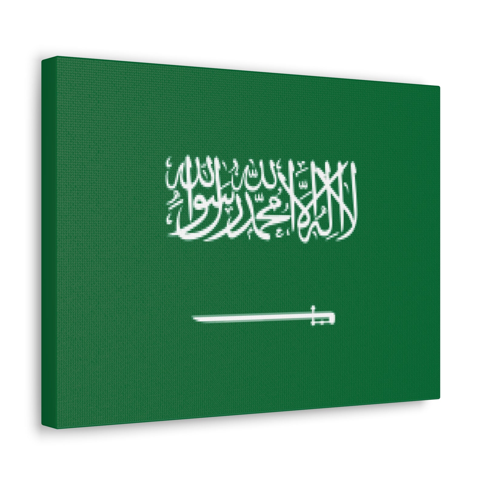 Saudi Arabia Country Flag Canvas Vibrant Wall Art Unframed Home Decor-Express Your Love Gifts