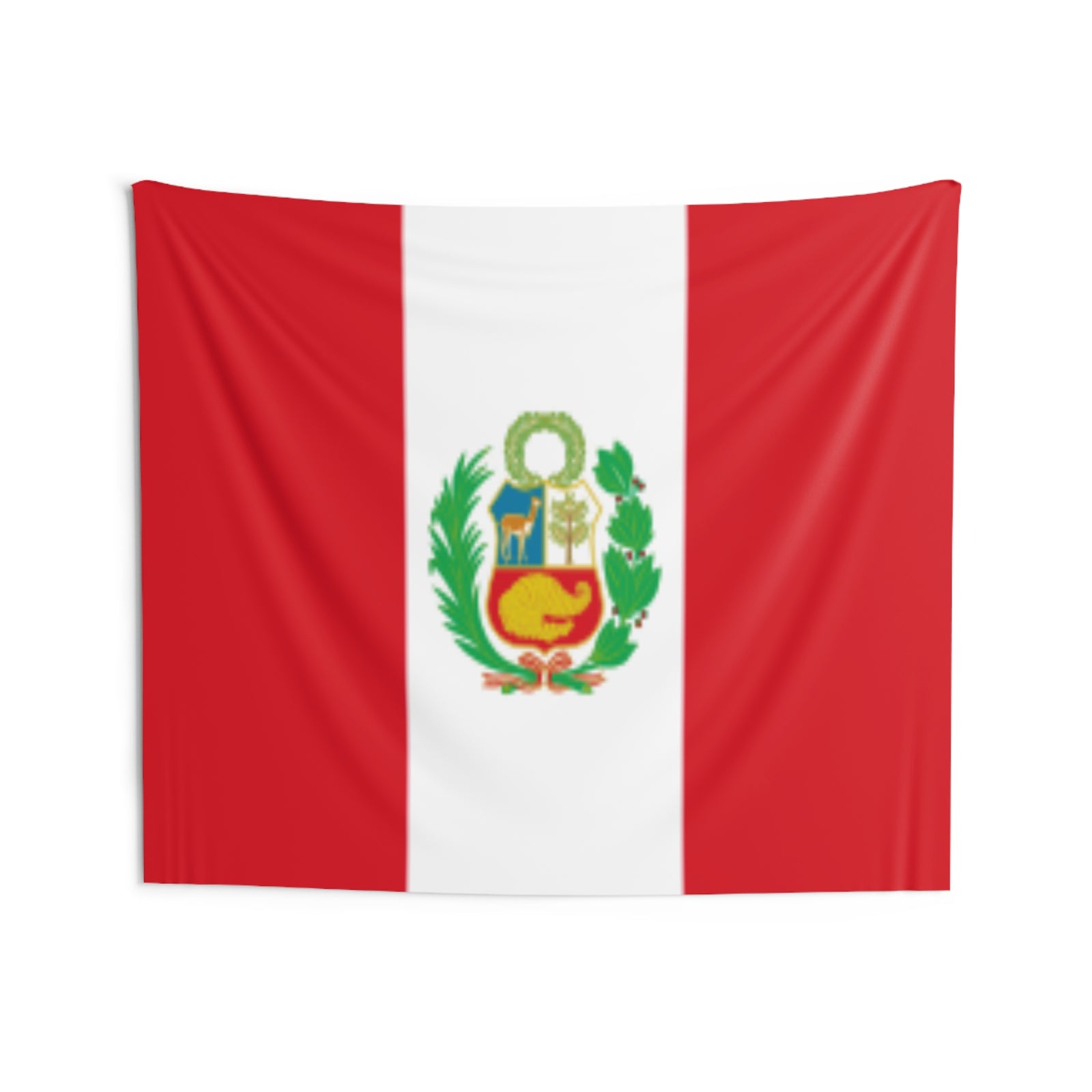 Peru Country Flag Wall Hanging Tapestry-Express Your Love Gifts