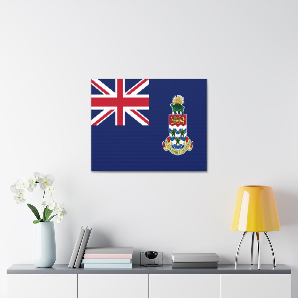 Cayman Islands Country Flag Canvas Vibrant Wall Art Unframed Home Decor-Express Your Love Gifts