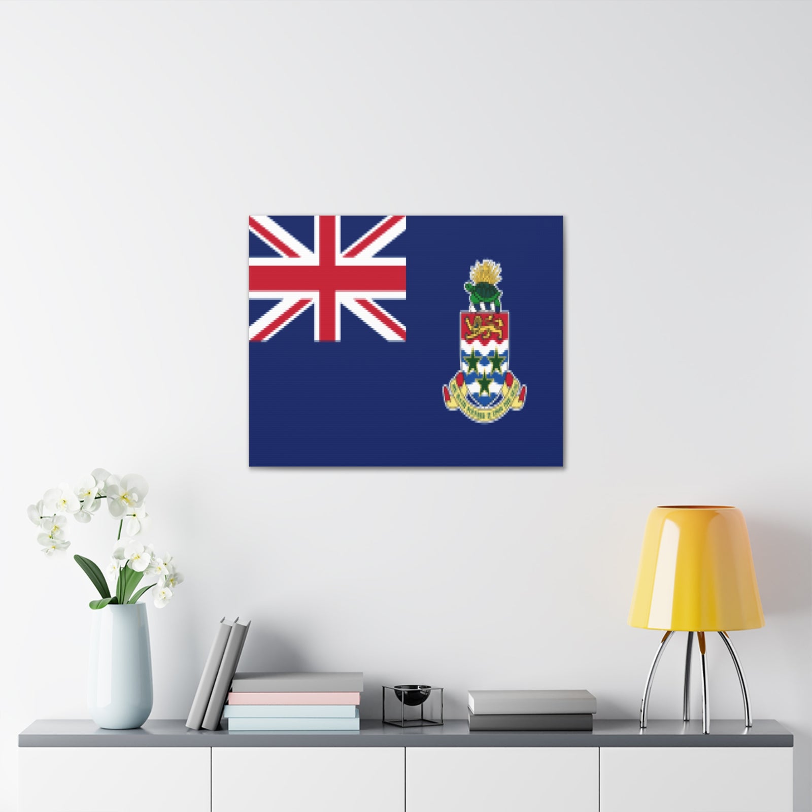 Cayman Islands Country Flag Canvas Vibrant Wall Art Unframed Home Decor-Express Your Love Gifts