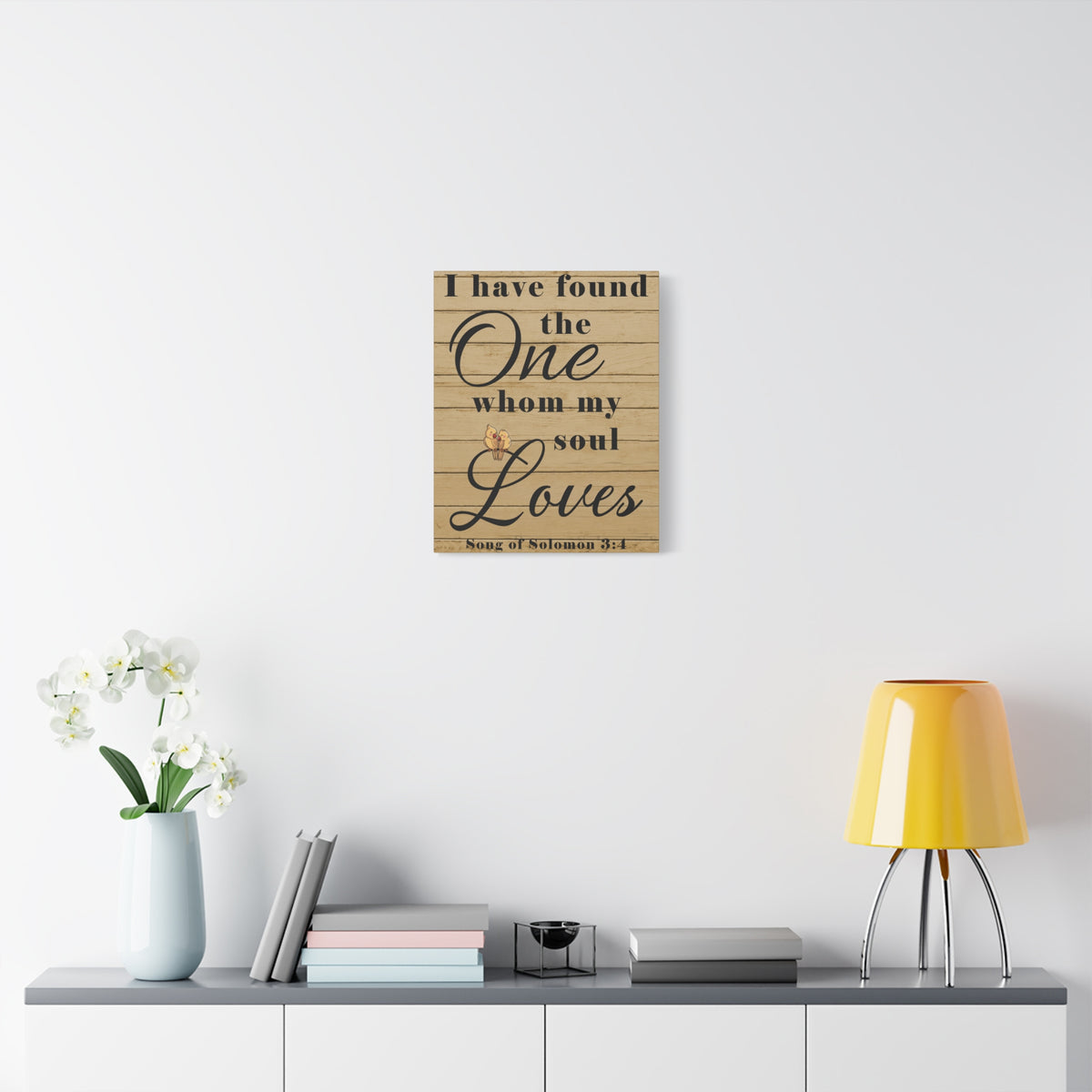 Scripture Walls Song of Solomon 3:4 Wood Christian Wall Art Print Ready to Hang Unframed-Express Your Love Gifts