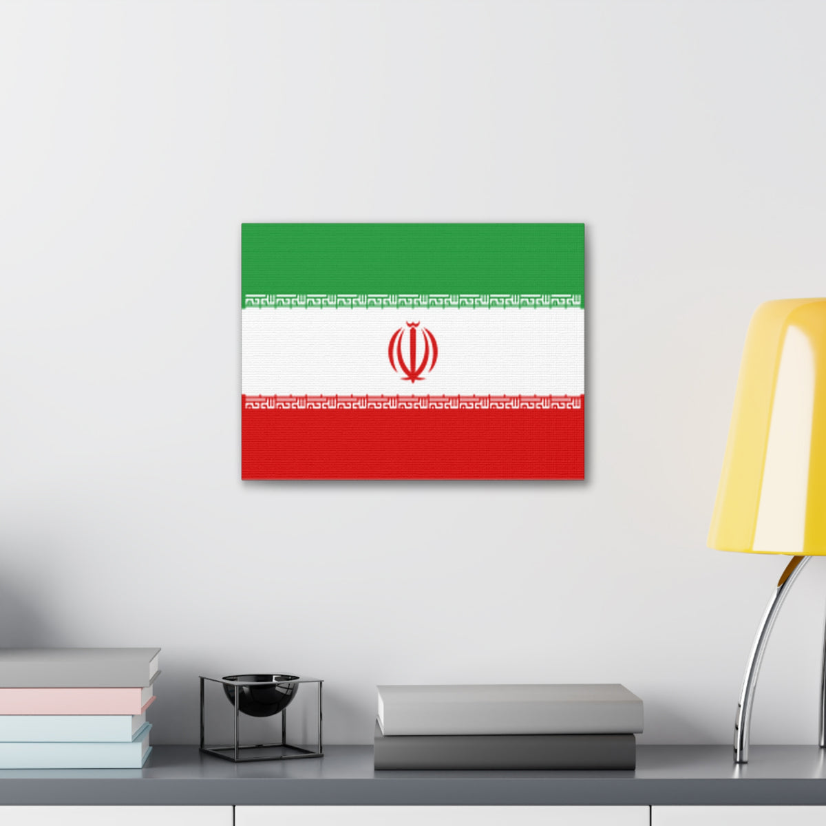 Iran Country Flag Canvas Vibrant Wall Art Unframed Home Decor-Express Your Love Gifts