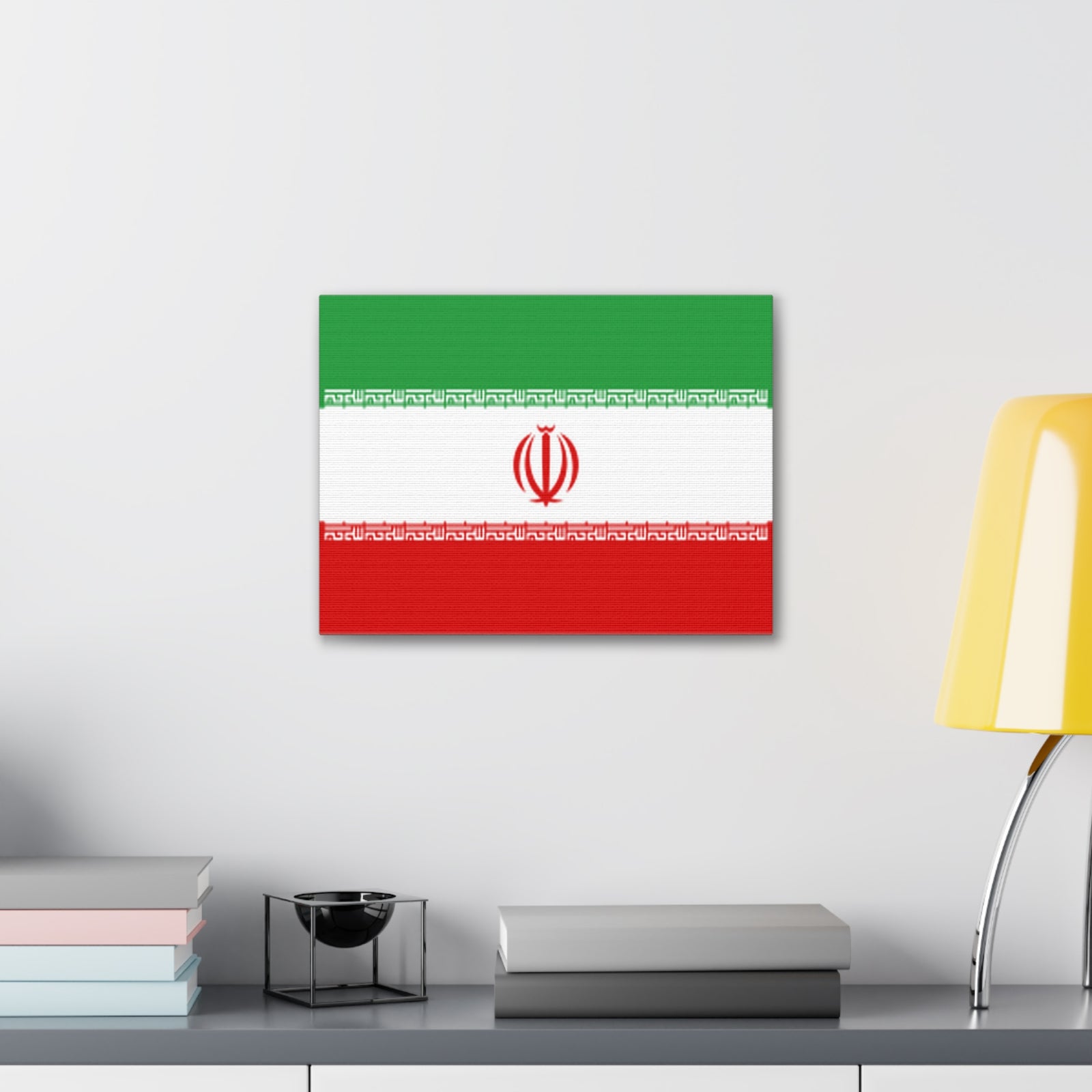 Iran Country Flag Canvas Vibrant Wall Art Unframed Home Decor-Express Your Love Gifts