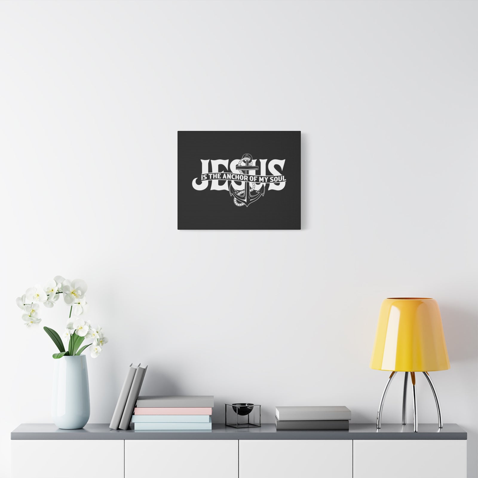 Scripture Canvas Anchor Of My Soul Psalm 62:5 Christian Wall Art Bible Verse Print Ready to Hang-Express Your Love Gifts