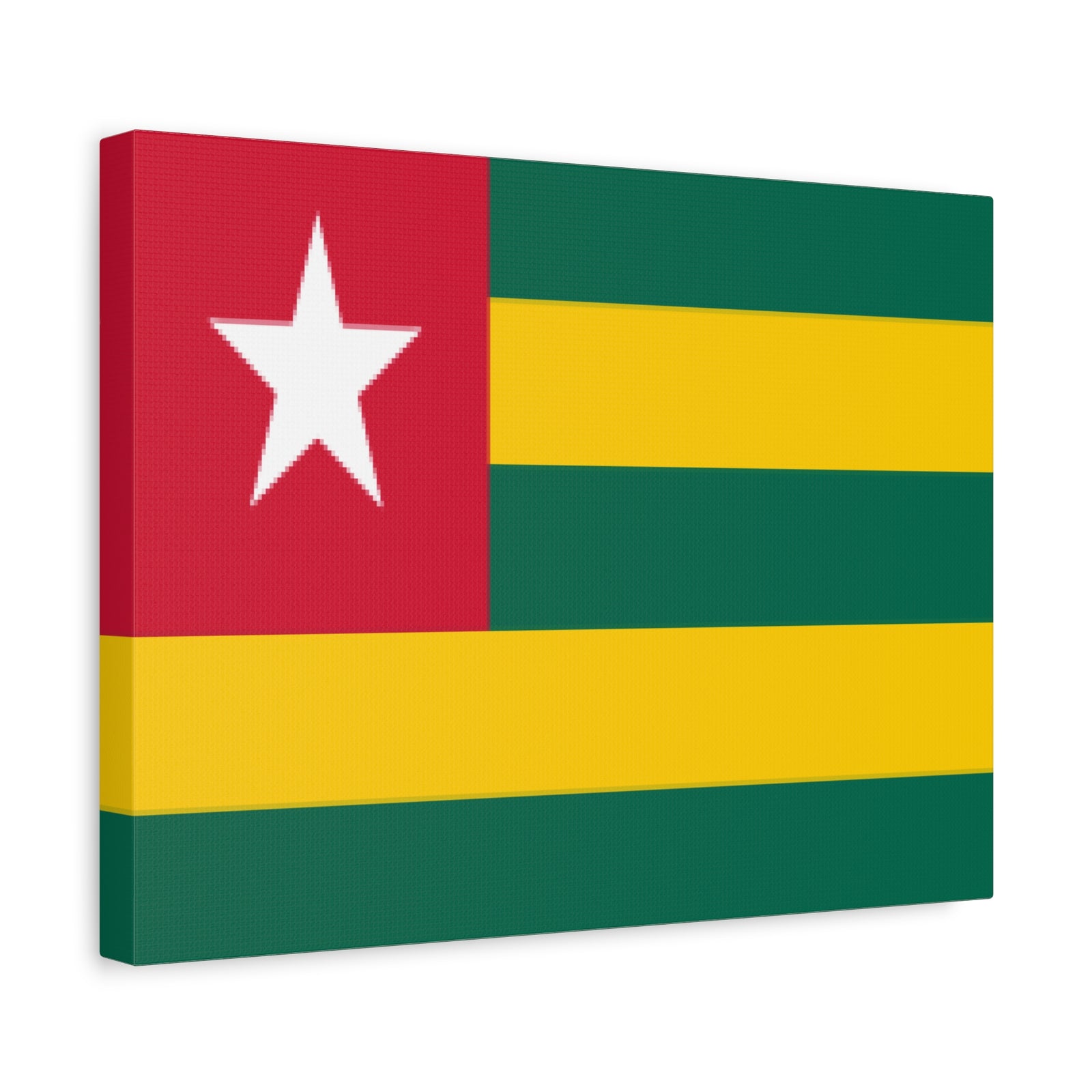 Togo Country Flag Canvas Vibrant Wall Art Unframed Home Decor-Express Your Love Gifts
