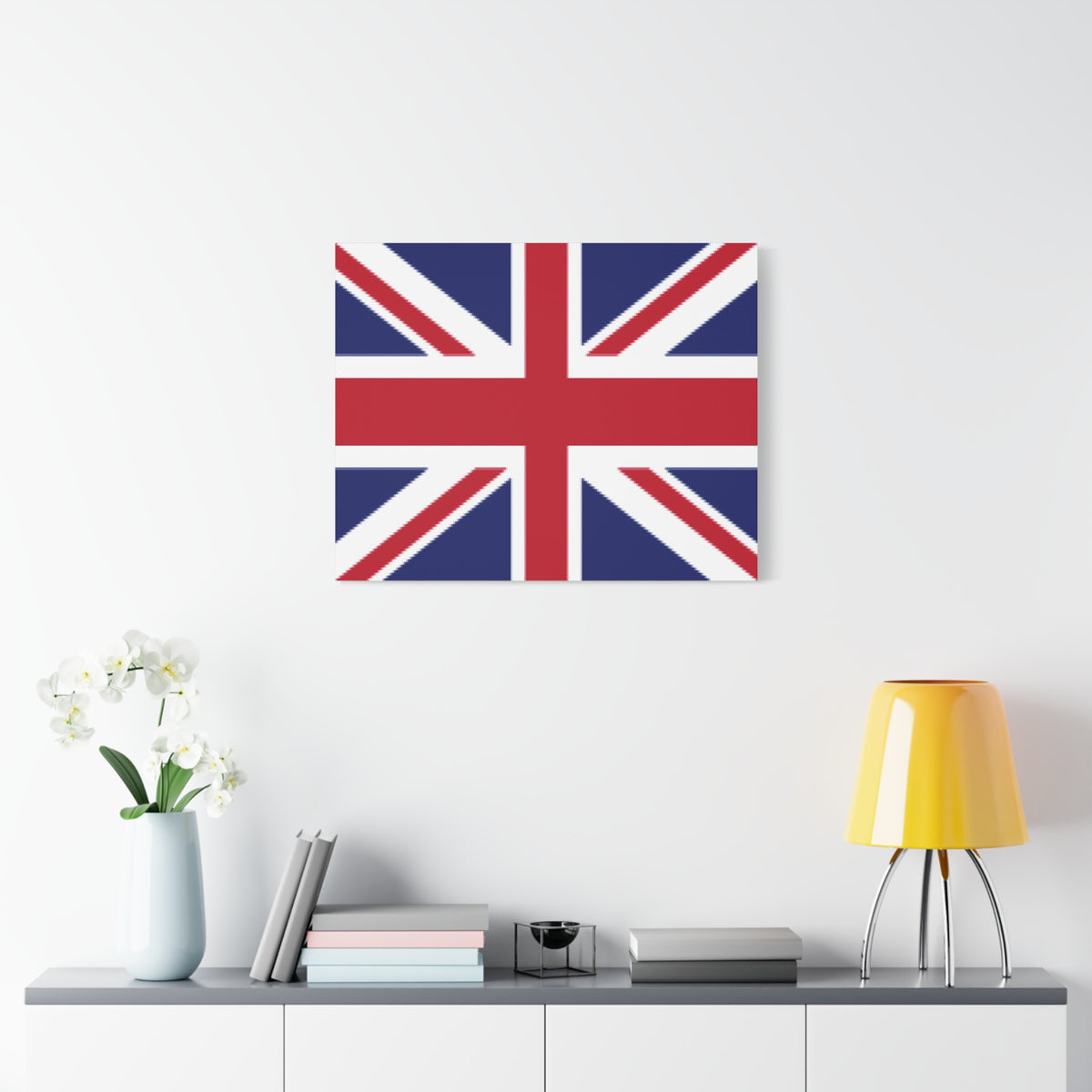 United Kingdom Country Flag Canvas Vibrant Wall Art Unframed Home Decor-Express Your Love Gifts