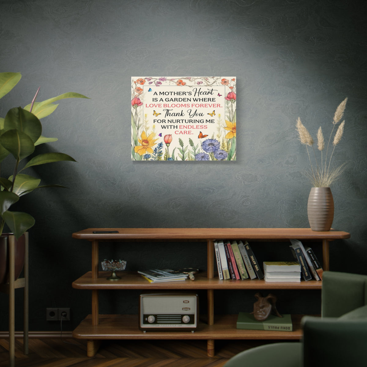 To Mom – My Nurturing Garden Canvas Wall Art-Express Your Love Gifts