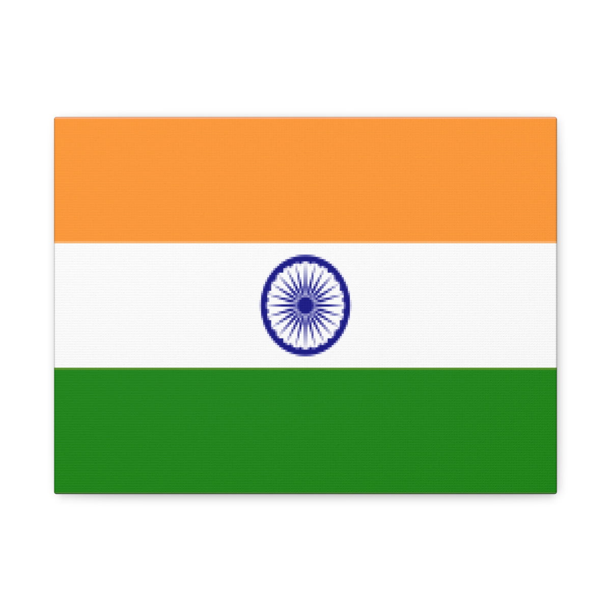 India Country Flag Canvas Vibrant Wall Art Unframed Home Decor-Express Your Love Gifts