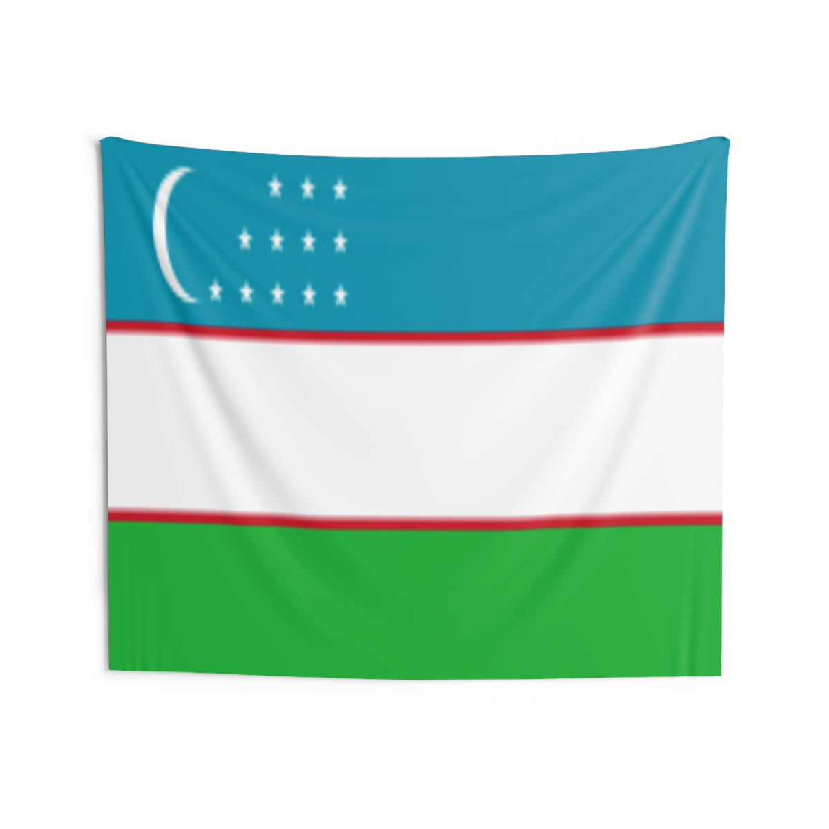Uzbekistan Country Flag Wall Hanging Tapestry-Express Your Love Gifts