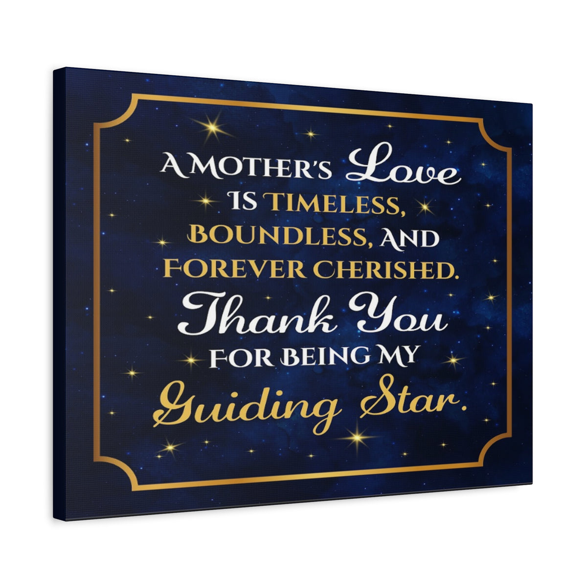 To Mom Thank You for Being My Guiding Star Custom Canvas Wall Art-Express Your Love Gifts