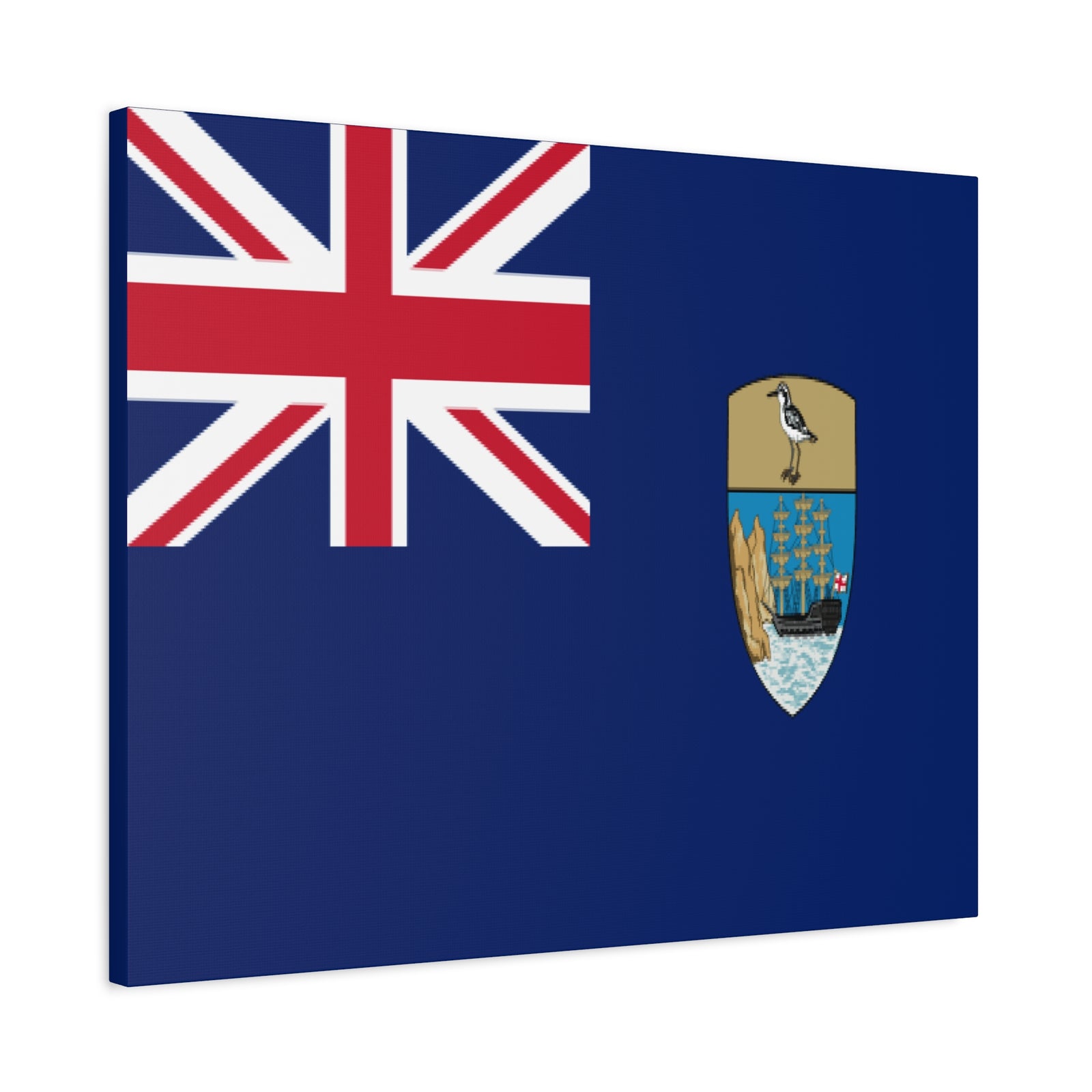 Saint Helena, Ascension and Tristan da Cunha Country Flag Canvas Vibrant Wall Art Unframed Home Decor-Express Your Love Gifts