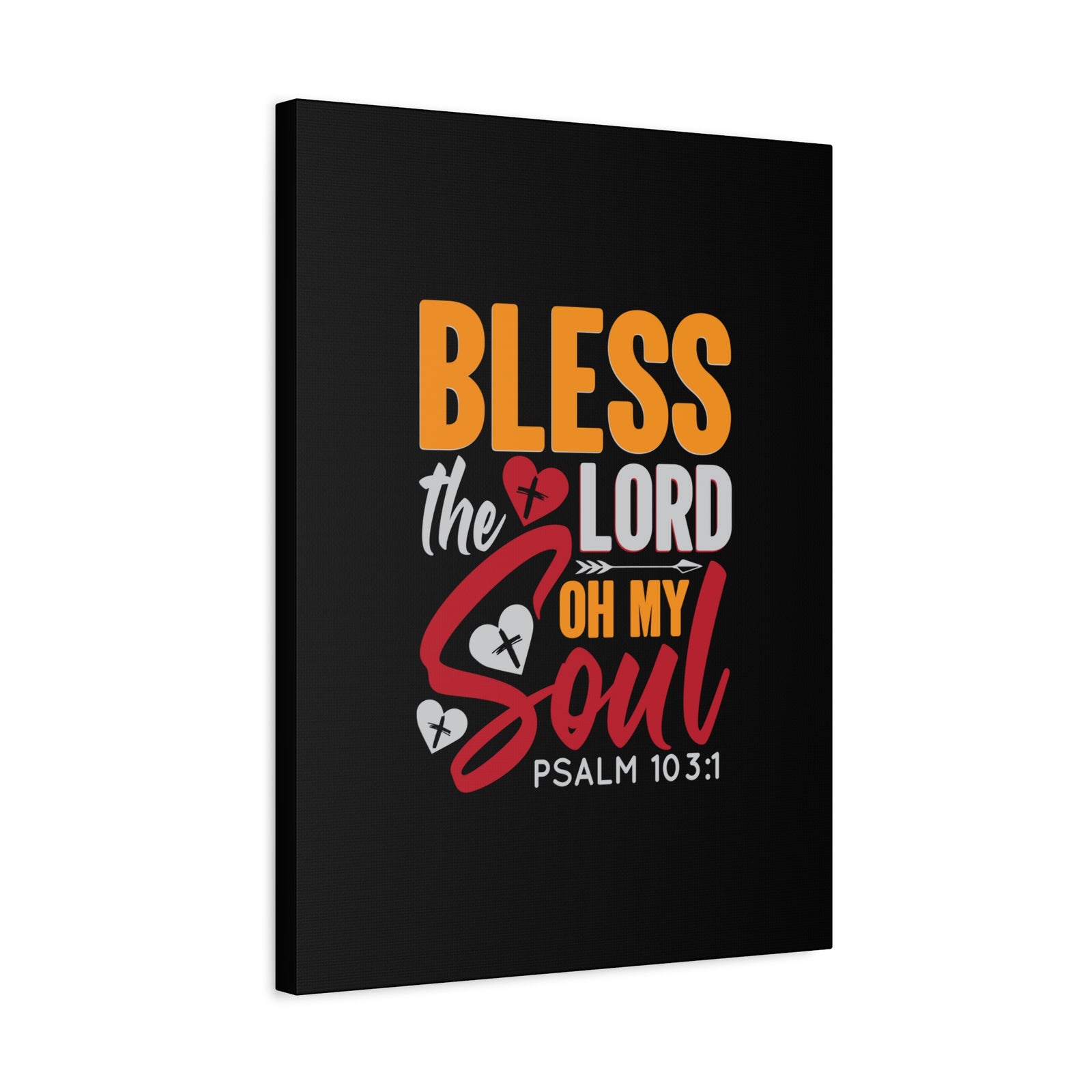 Scripture Walls Oh My Soul Psalm 103:1 Bible Verse Canvas Christian Wall Art Ready to Hang-Express Your Love Gifts