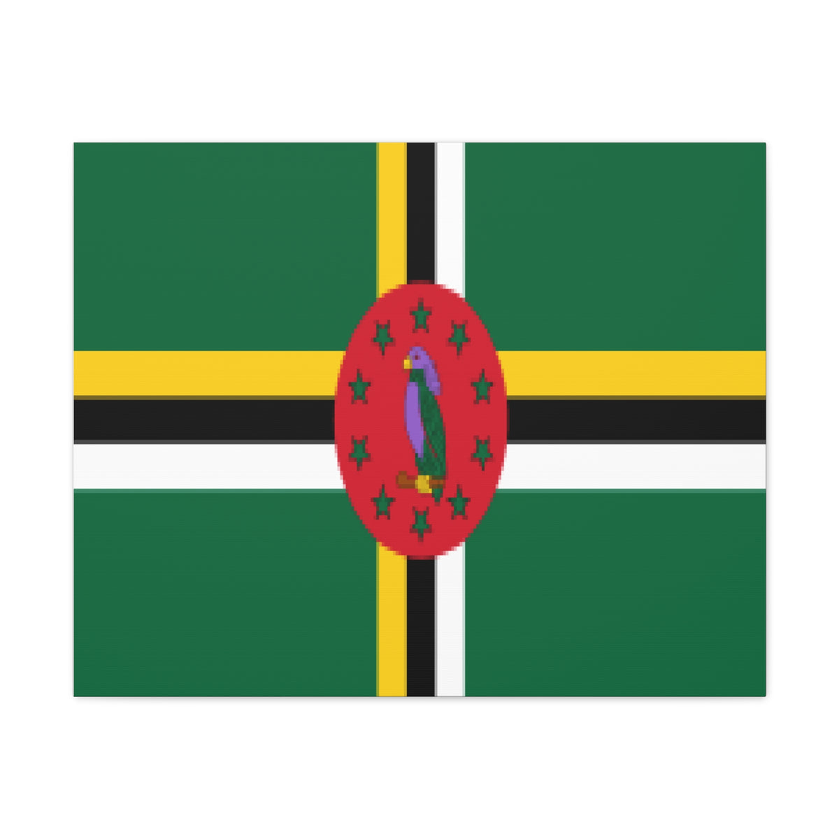 Dominica Country Flag Canvas Vibrant Wall Art Unframed Home Decor-Express Your Love Gifts