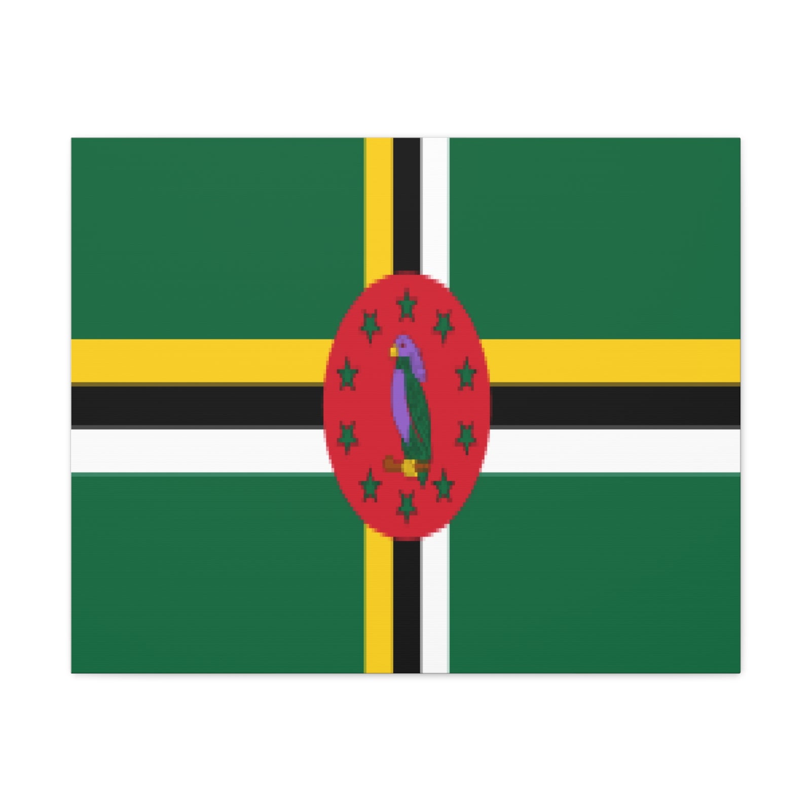 Dominica Country Flag Canvas Vibrant Wall Art Unframed Home Decor-Express Your Love Gifts