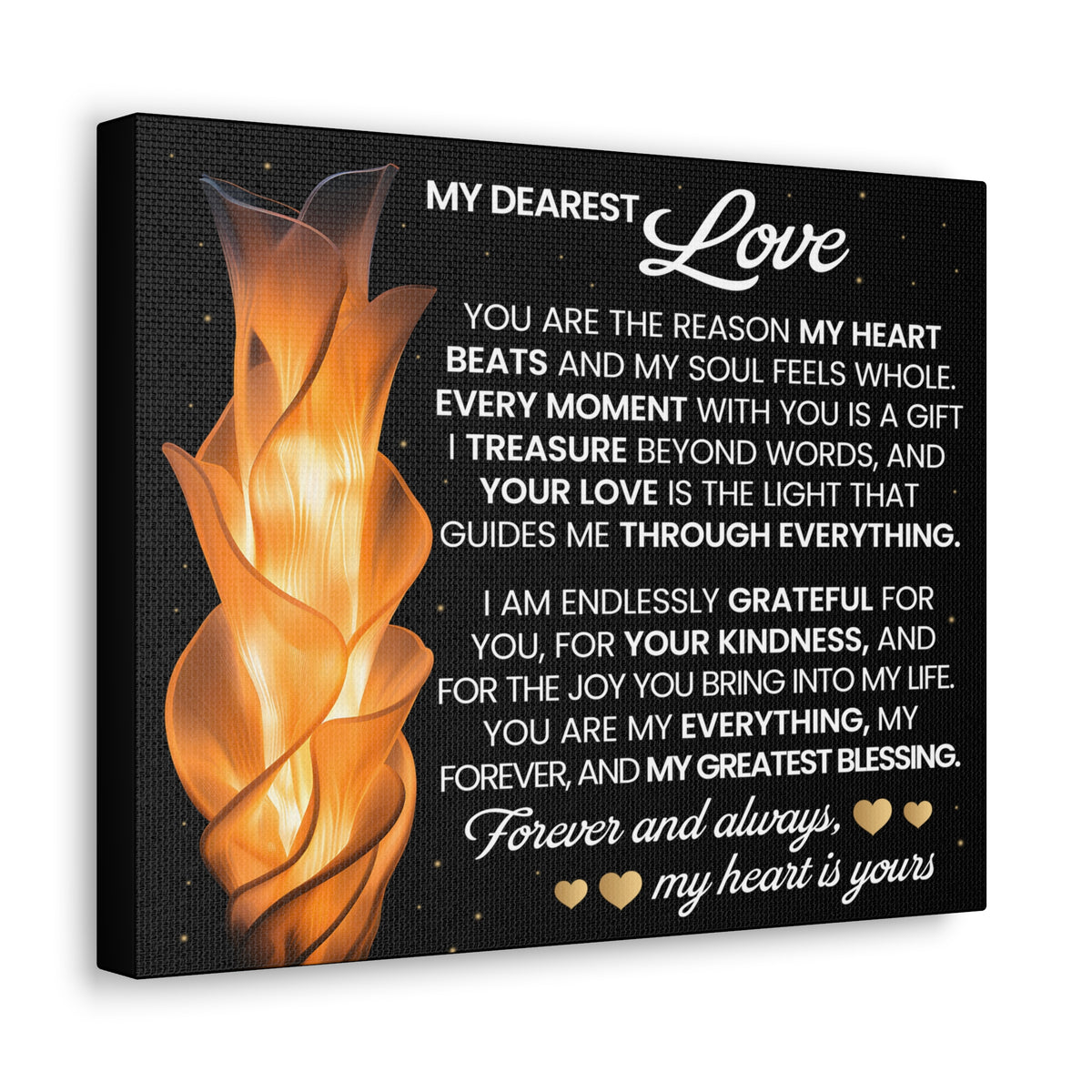 You Are The Reason Romantic Inspirational Print Ready to Hang Artwork Unframed-Express Your Love Gifts