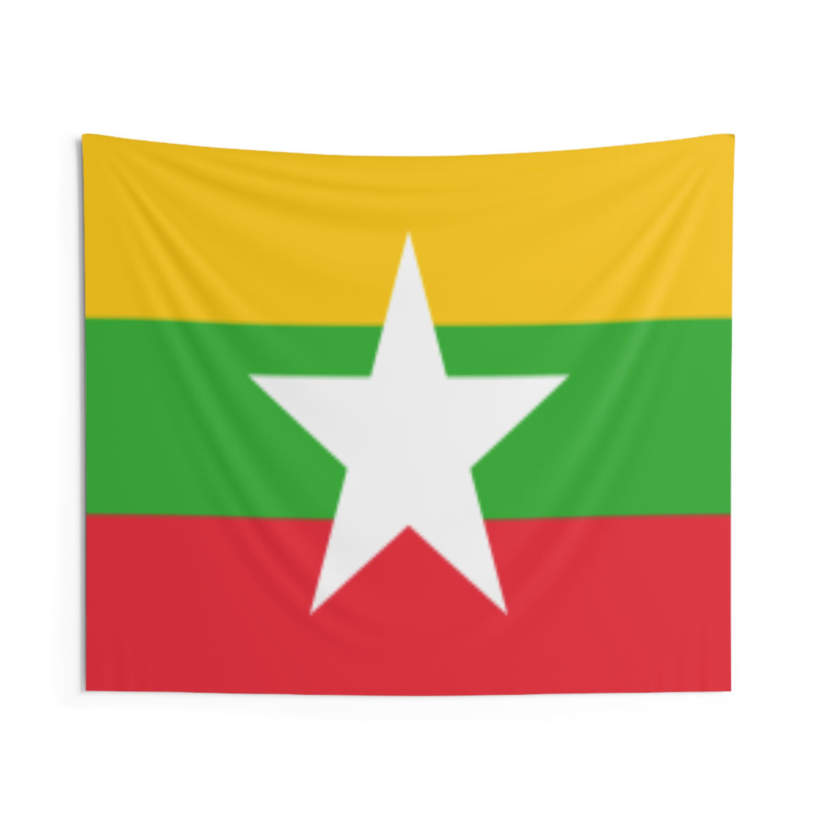 Myanmar Country Flag Wall Hanging Tapestry-Express Your Love Gifts