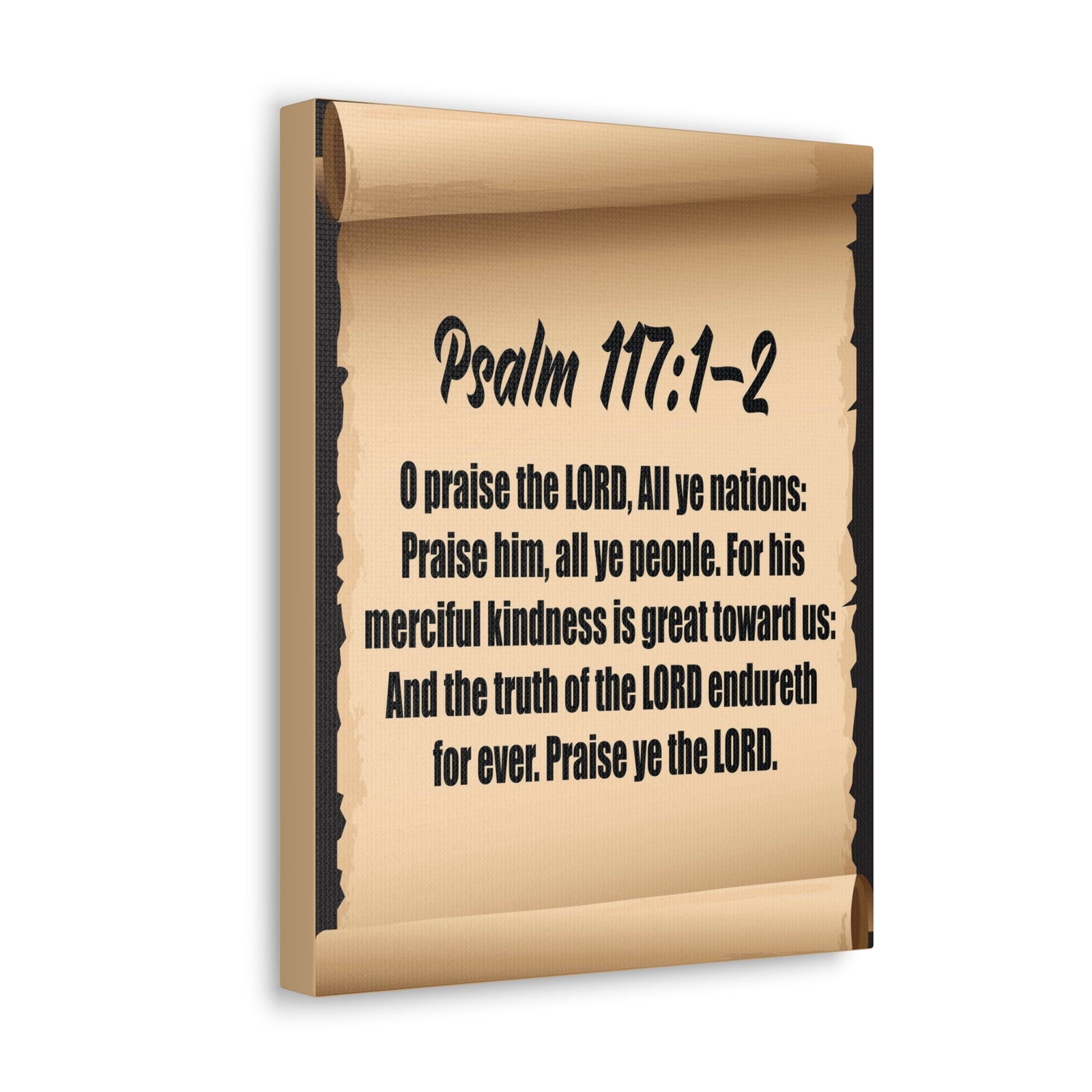 Scripture Walls O praise the Lord Psalm 117:2 Christian Wall Art Bible Verse Print Ready to Hang-Express Your Love Gifts