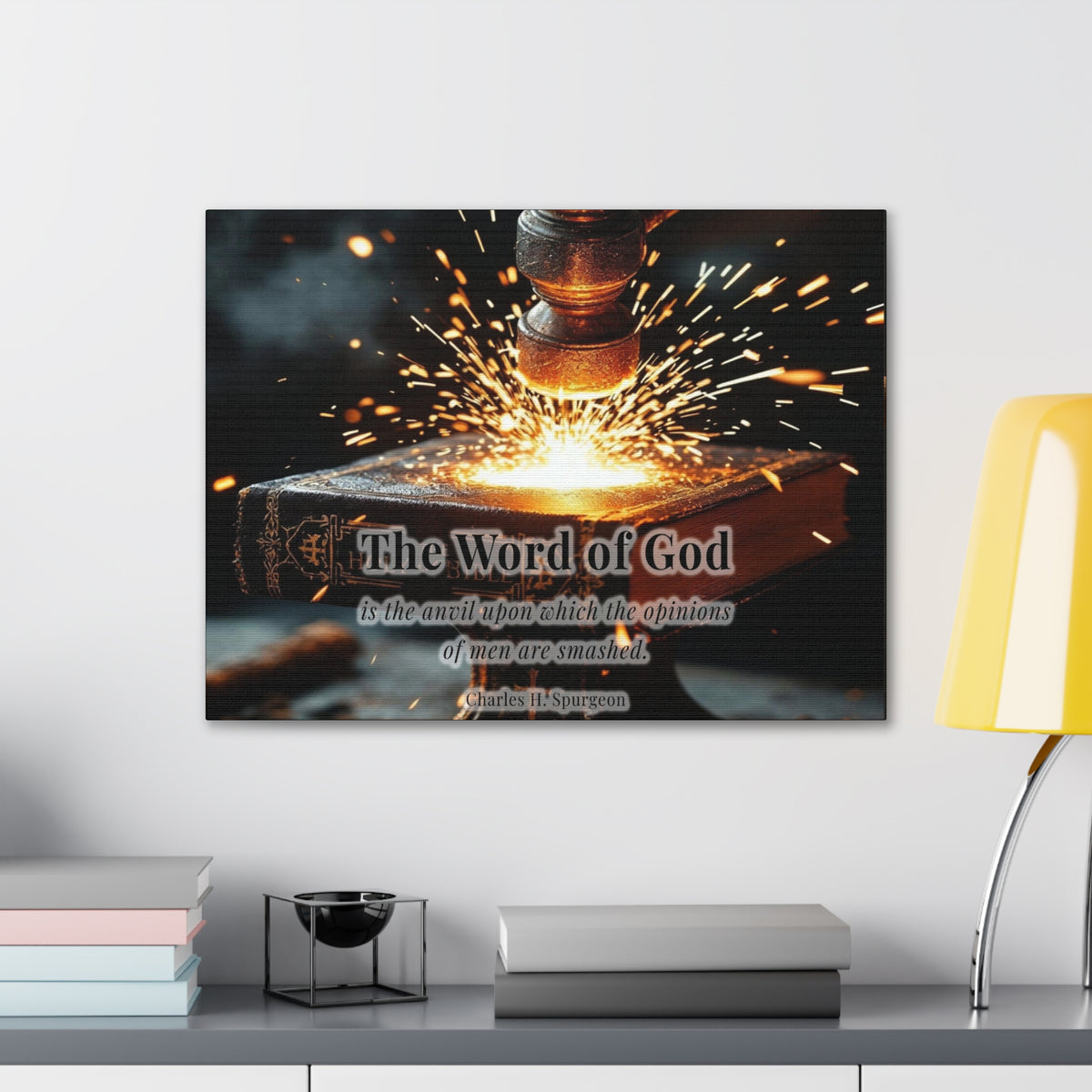 Scripture Walls The Word of God by Charles H. Spurgeon Bible Verse Canvas Christian Wall Art Ready to Hang Unframed-Express Your Love Gifts