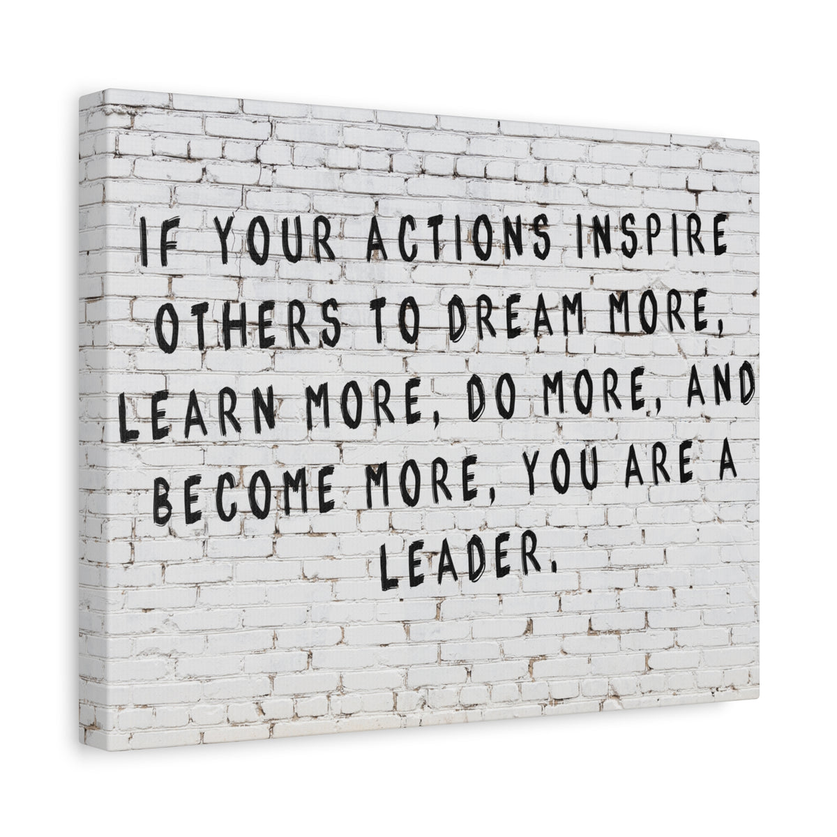 Inspirational Wall Art Actions Inspire Others Motivation Wall Decor for Home Office Gym Inspiring Success Quote Print Ready to Hang-Express Your Love Gifts