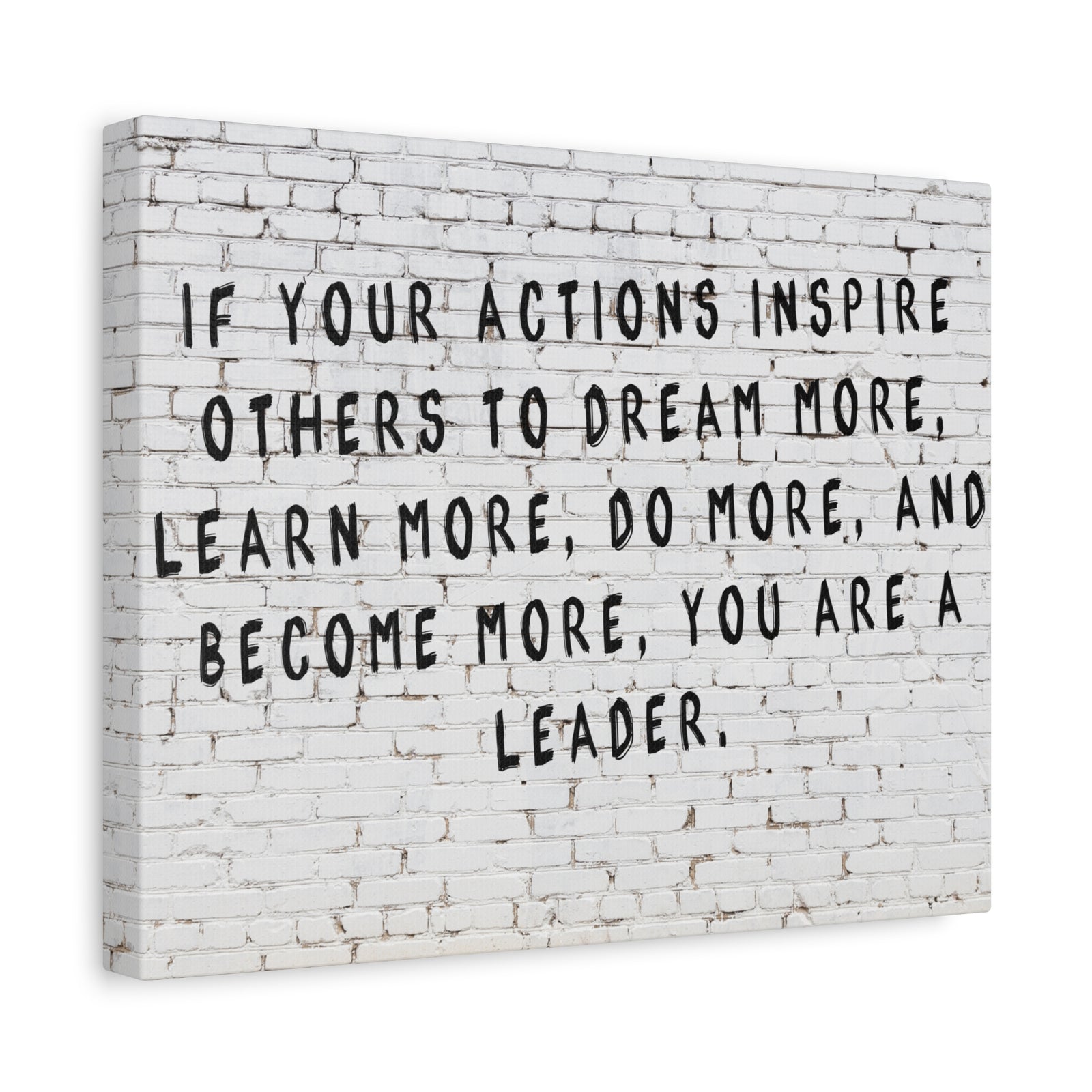 Inspirational Wall Art Actions Inspire Others Motivation Wall Decor for Home Office Gym Inspiring Success Quote Print Ready to Hang-Express Your Love Gifts