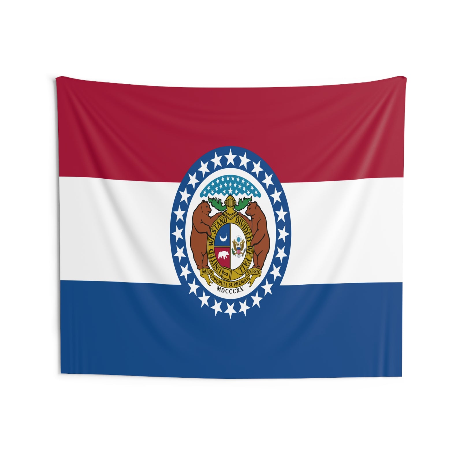 Missouri State Flag Wall Hanging Tapestry-Express Your Love Gifts