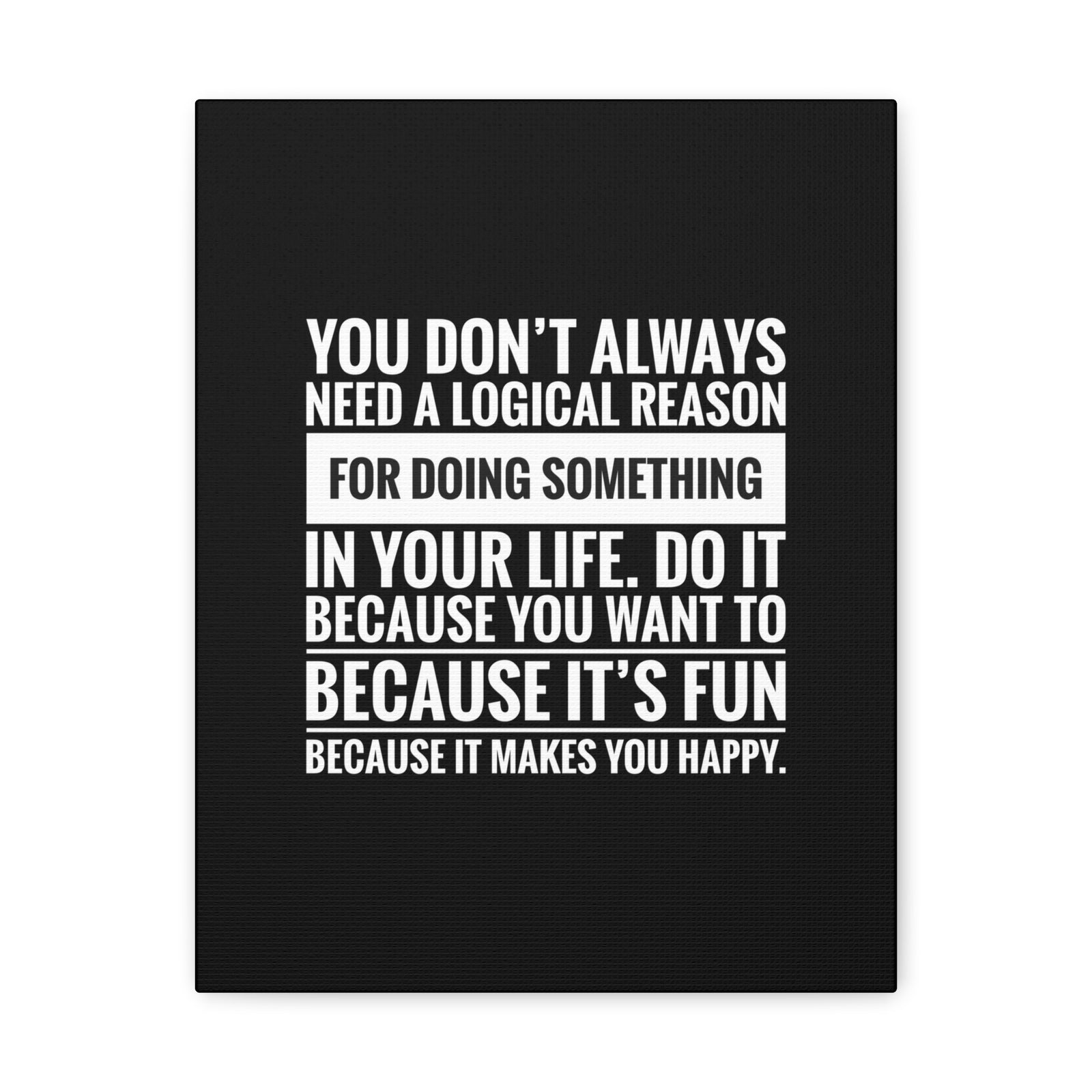 Inspirational Wall Art It Makes You Happy Motivation Wall Decor for Home Office Gym Inspiring Success Quote Print Ready to Hang-Express Your Love Gifts