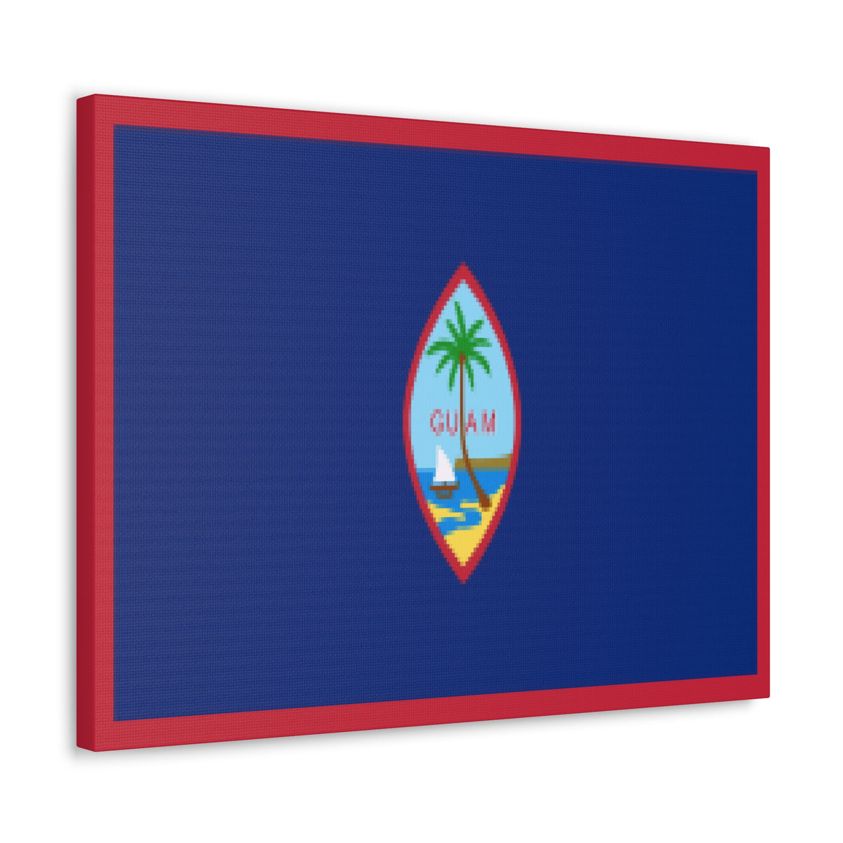 Guam Country Flag Canvas Vibrant Wall Art Unframed Home Decor-Express Your Love Gifts