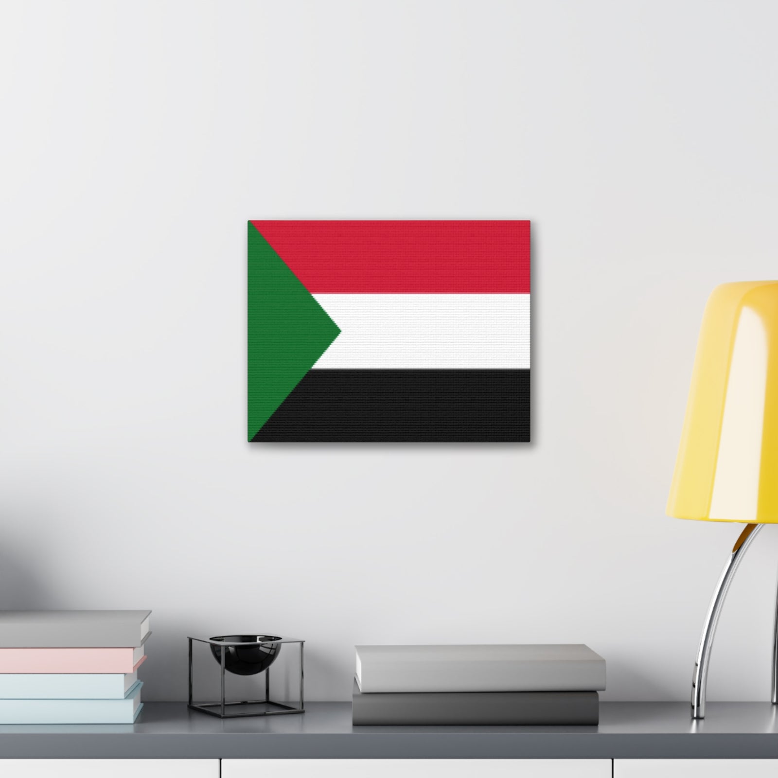 Sudan Country Flag Canvas Vibrant Wall Art Unframed Home Decor-Express Your Love Gifts
