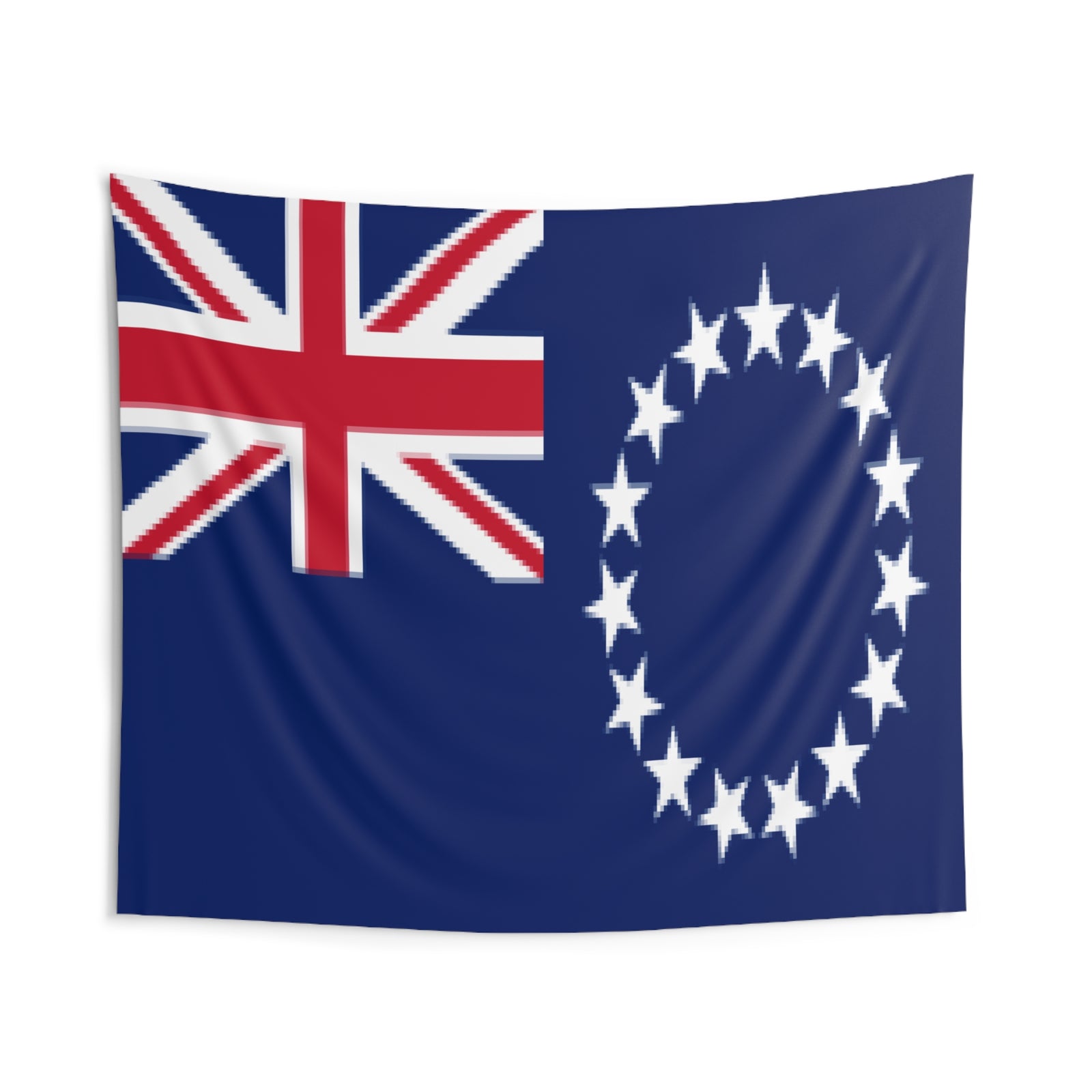 Cook Islands Country Flag Wall Hanging Tapestry-Express Your Love Gifts