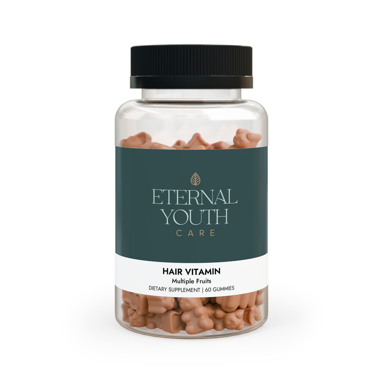 Eternal Youth Hair Vitamin Gummies – Healthy Hair Growth & Strength Multi-Fruit Flavor Non-GMO, Corn-Free (60 Gummies)-Express Your Love Gifts