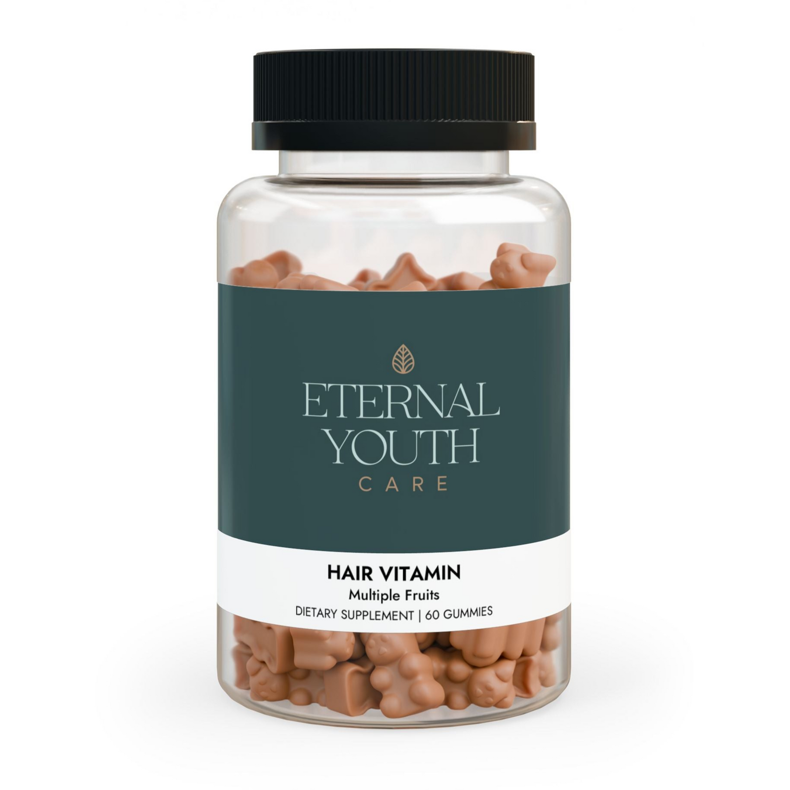 Eternal Youth Hair Vitamin Gummies – Healthy Hair Growth & Strength Multi-Fruit Flavor Non-GMO, Corn-Free (60 Gummies)-Express Your Love Gifts