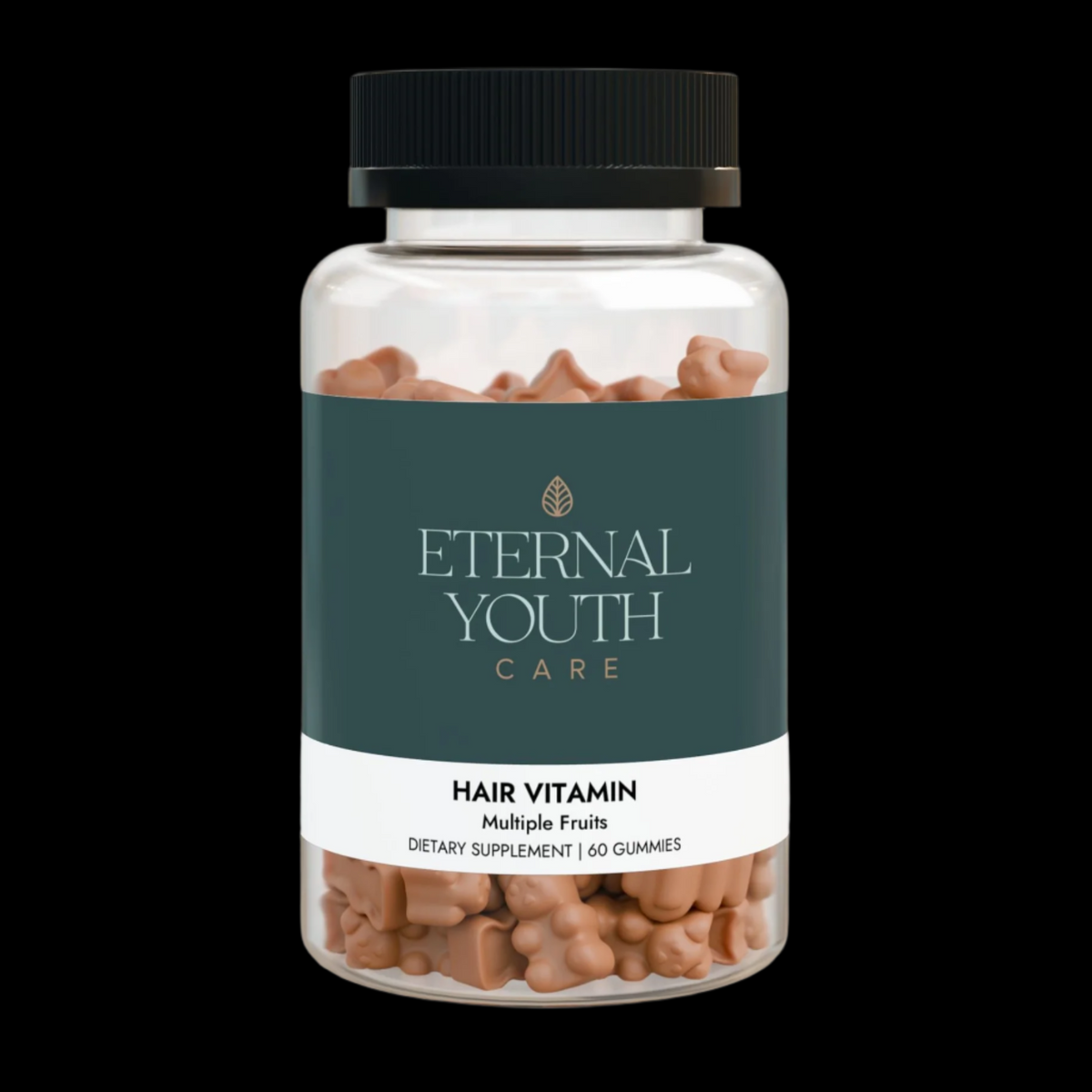 Eternal Youth Hair Vitamin Gummies – Healthy Hair Growth & Strength Multi-Fruit Flavor Non-GMO, Corn-Free (60 Gummies)-Express Your Love Gifts