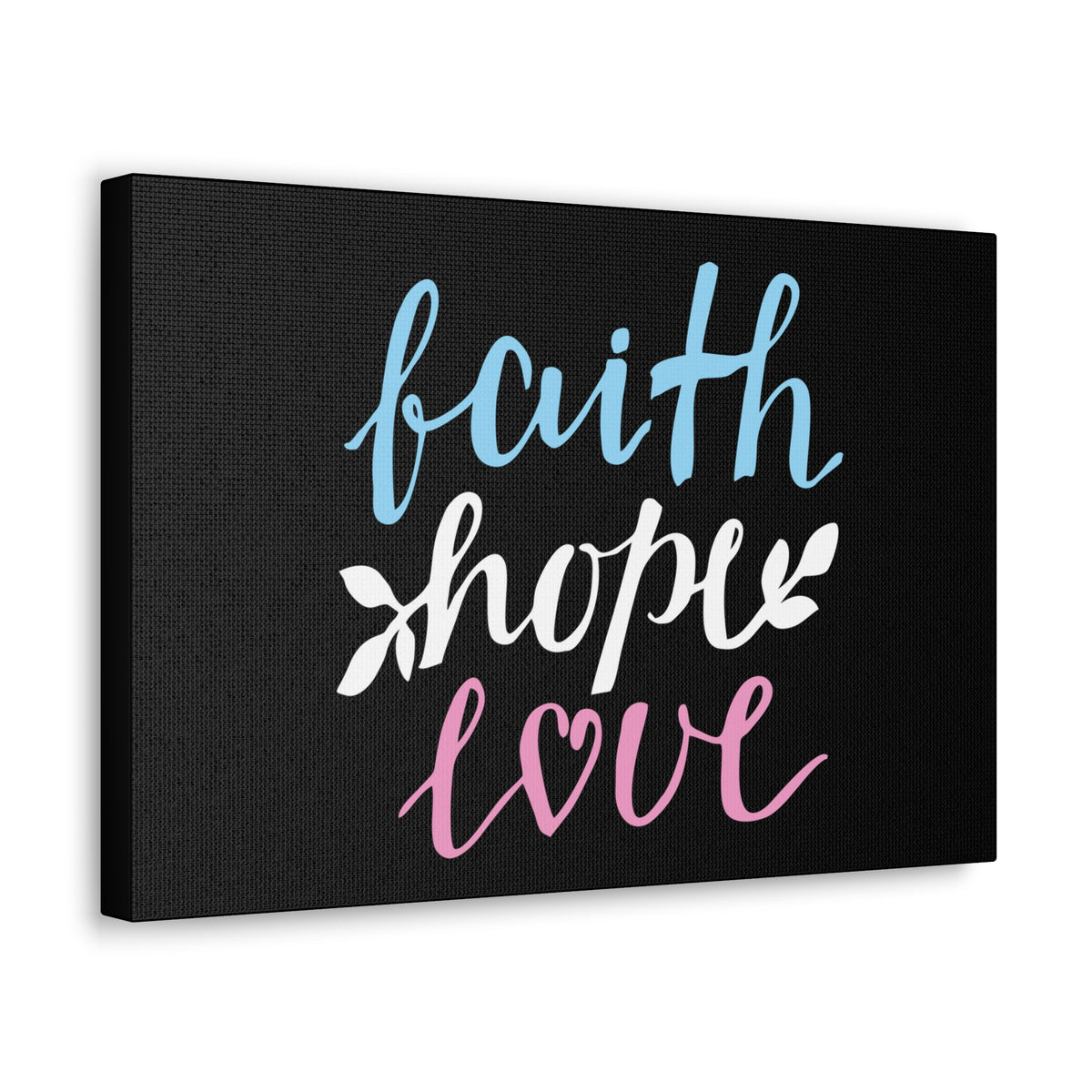 Scripture Walls Faith Hope Love Colors 1 Corinthians 13:13 Christian Wall Art Bible Verse Print Ready To Hang-Express Your Love Gifts
