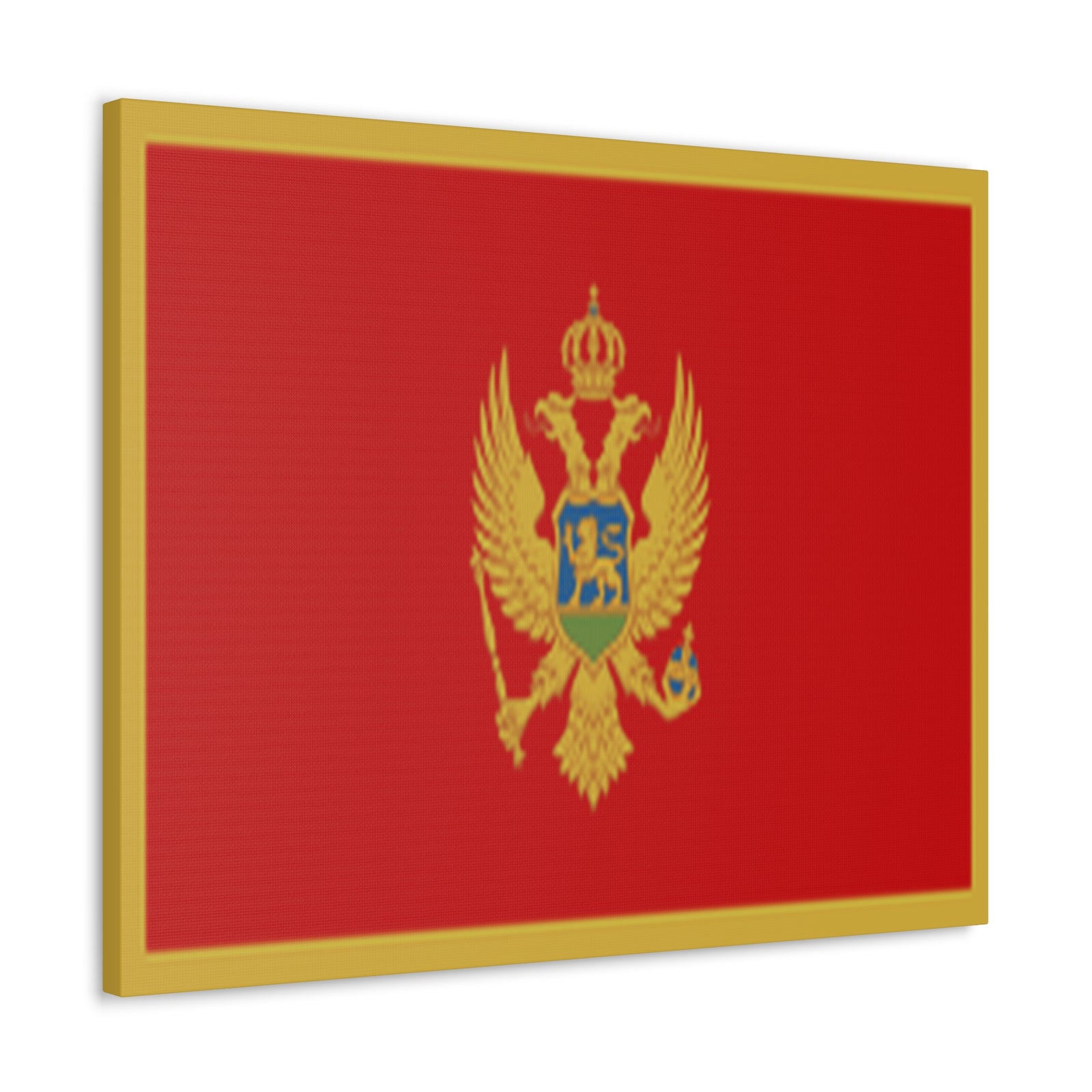 Montenegro Country Flag Canvas Vibrant Wall Art Unframed Home Decor-Express Your Love Gifts
