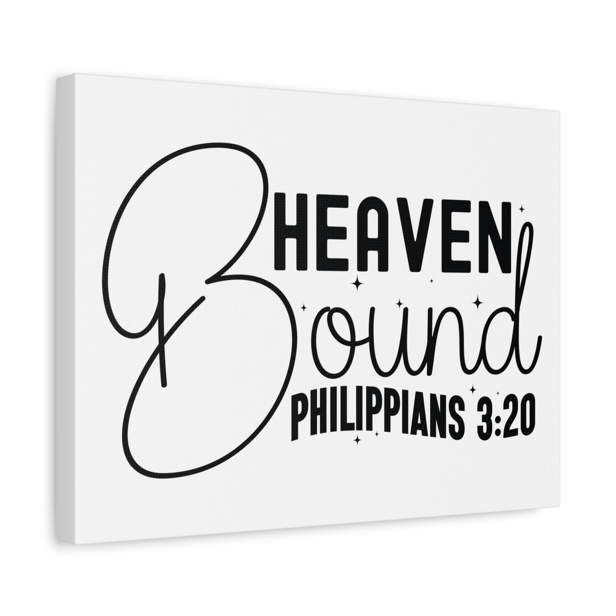 Scripture Walls Philippians 3:20 I am Heaven Bound Bible Verse Canvas Christian Wall Art Ready to Hang Unframed-Express Your Love Gifts