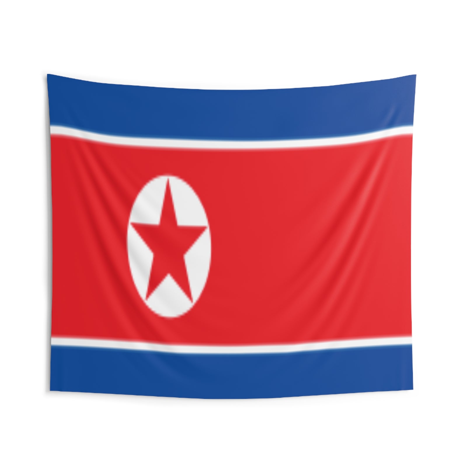 North Korea Country Flag Wall Hanging Tapestry-Express Your Love Gifts