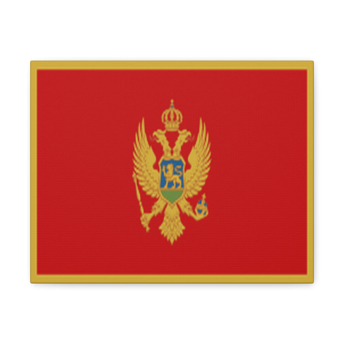 Montenegro Country Flag Canvas Vibrant Wall Art Unframed Home Decor-Express Your Love Gifts
