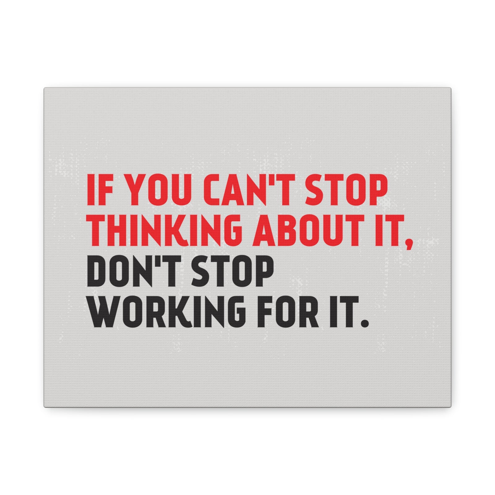 Inspirational Wall Art Thinking About It Motivation Wall Decor for Home Office Gym Inspiring Success Quote Print Ready to Hang-Express Your Love Gifts