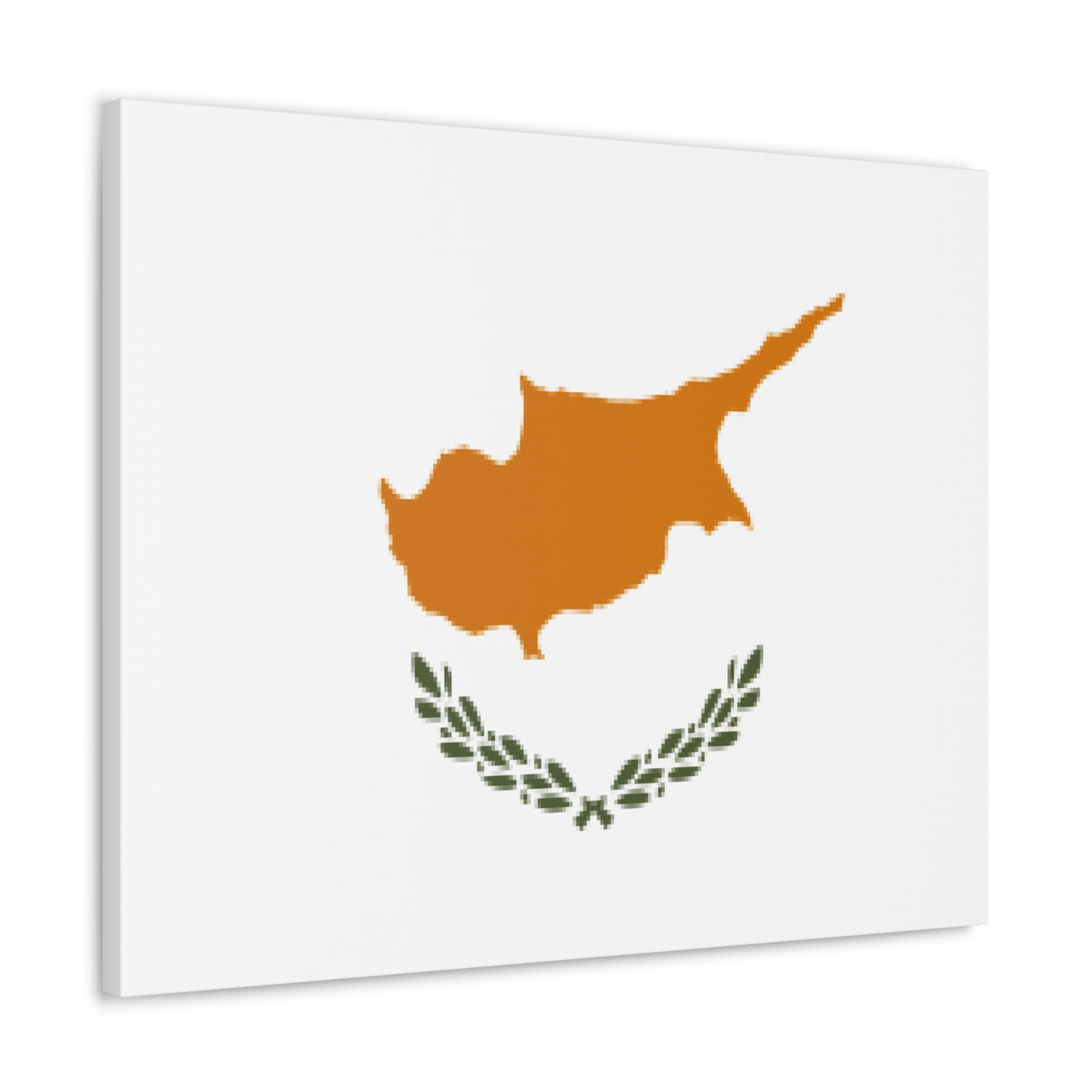 Cyprus Country Flag Canvas Vibrant Wall Art Unframed Home Decor-Express Your Love Gifts