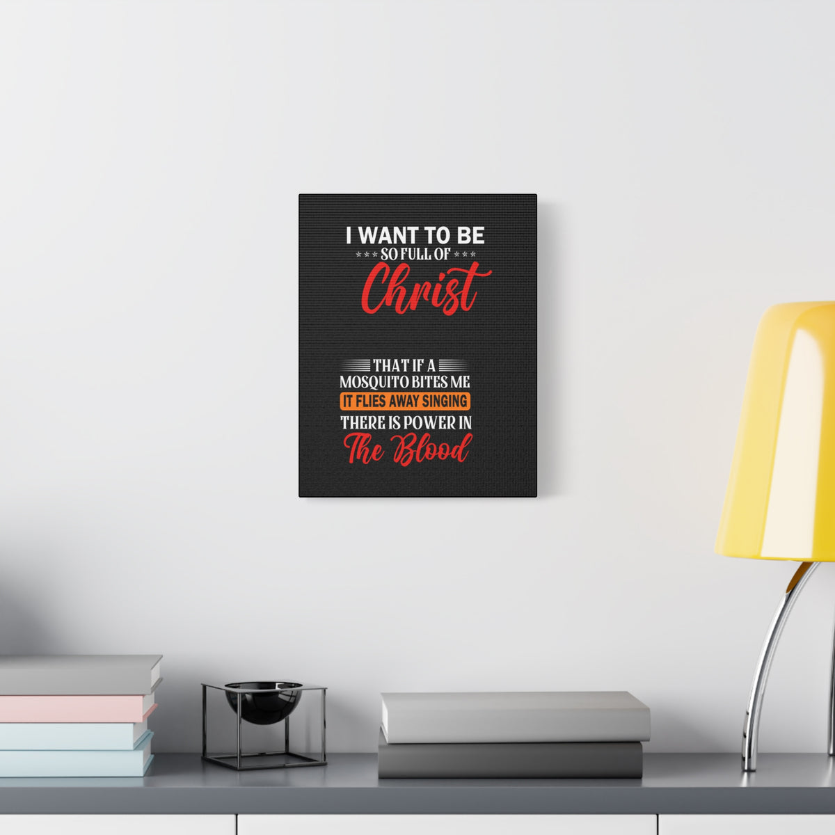Full of Christ Inspirational Christian Canvas Wall Art-Express Your Love Gifts