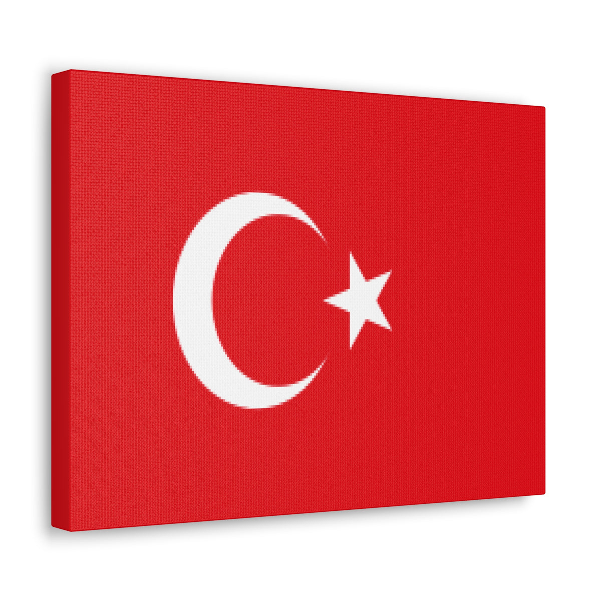 Turkey Country Flag Canvas Vibrant Wall Art Unframed Home Decor-Express Your Love Gifts