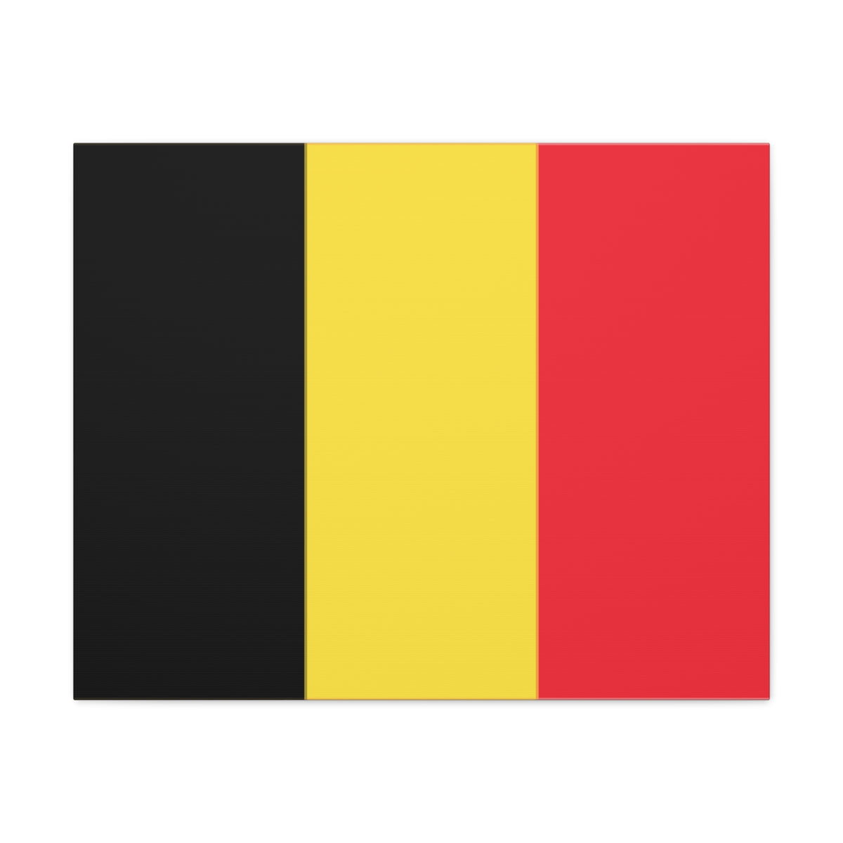 Belgium Country Flag Canvas Vibrant Wall Art Unframed Home Decor-Express Your Love Gifts