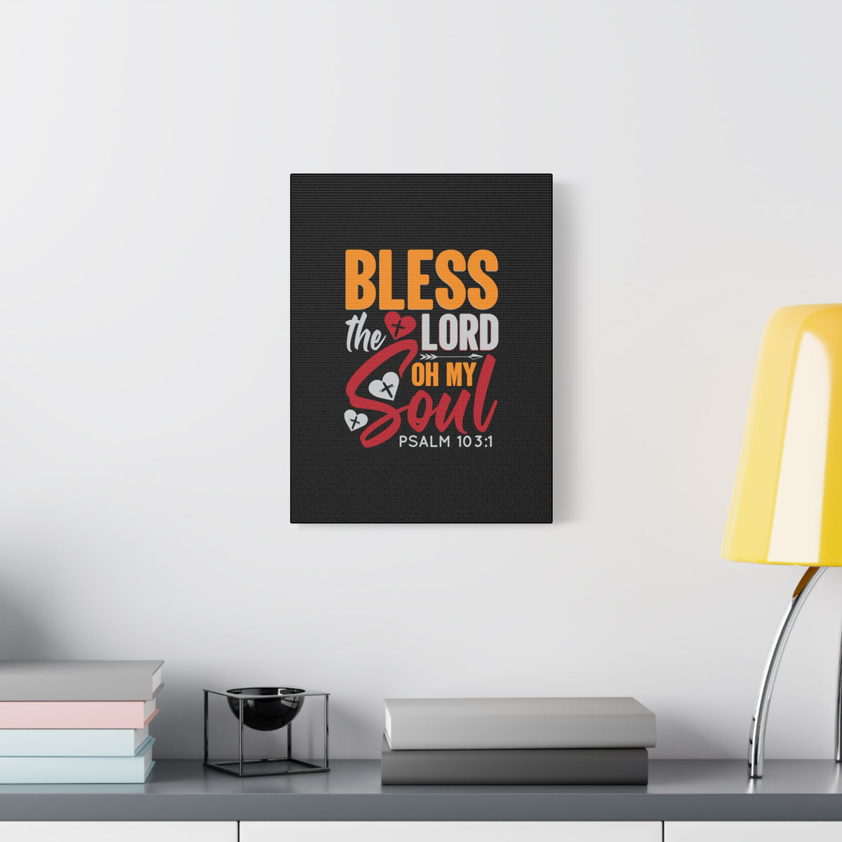 Scripture Walls Oh My Soul Psalm 103:1 Bible Verse Canvas Christian Wall Art Ready to Hang-Express Your Love Gifts