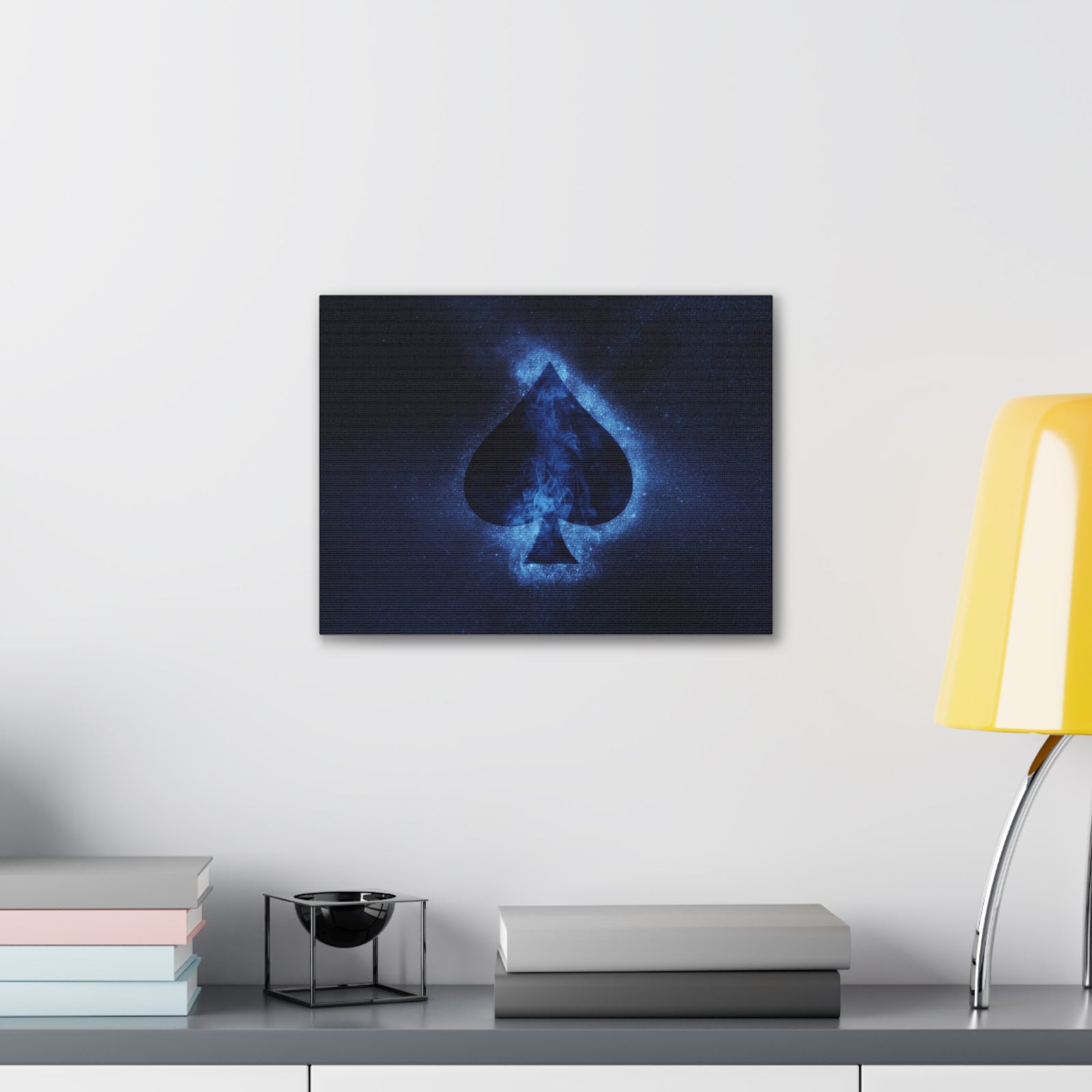 Abstract Spades Playing Card Canvas Wall Art for Home Decor Ready-to-Hang-Express Your Love Gifts