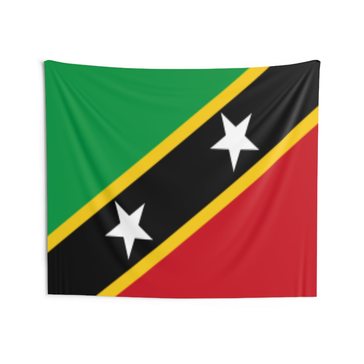 Saint Kitts and Nevis Country Flag Wall Hanging Tapestry-Express Your Love Gifts