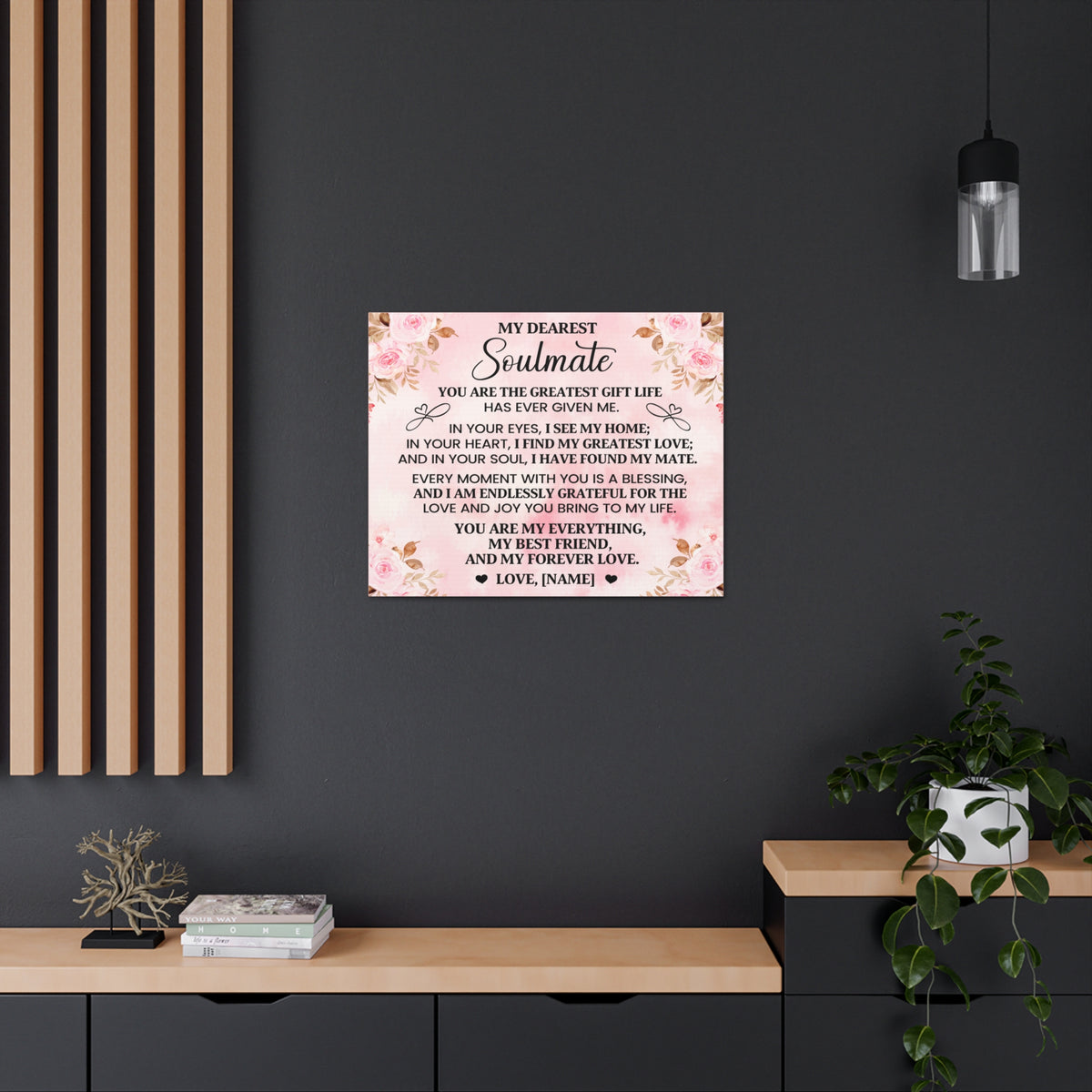 Personalized You Are The Greatest Gift Romantic Inspirational Print Ready to Hang Artwork Unframed-Express Your Love Gifts